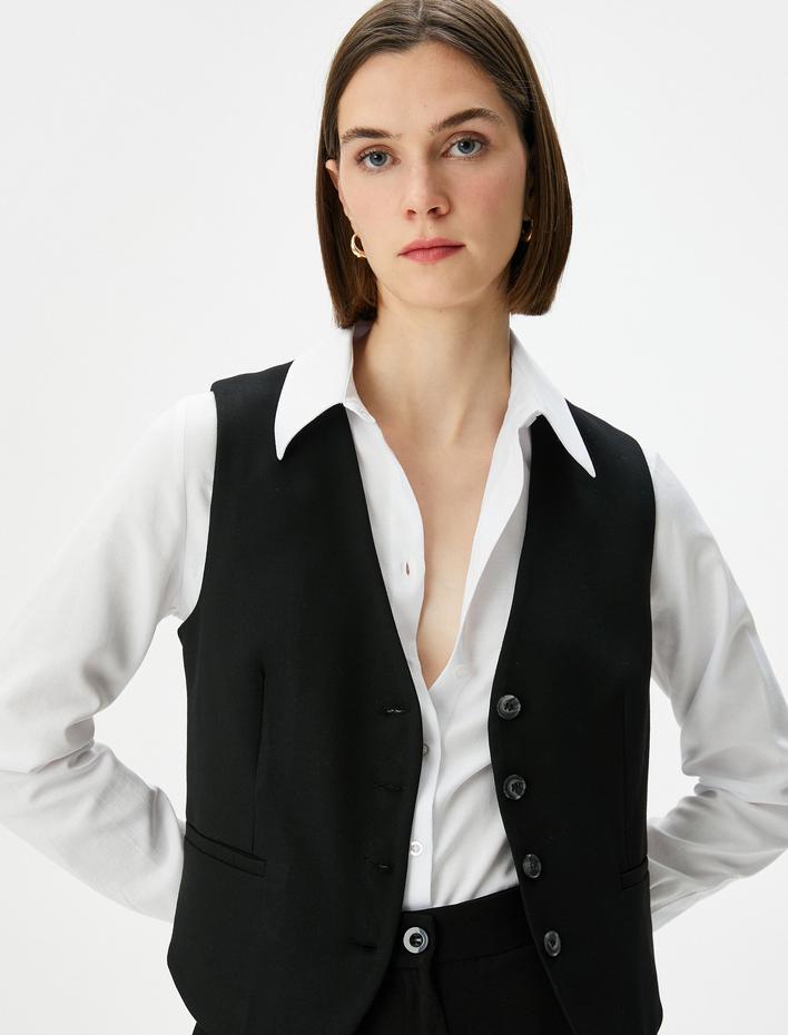  Klasik Gömlek Uzun Kollu Düğmeli Slim Fit