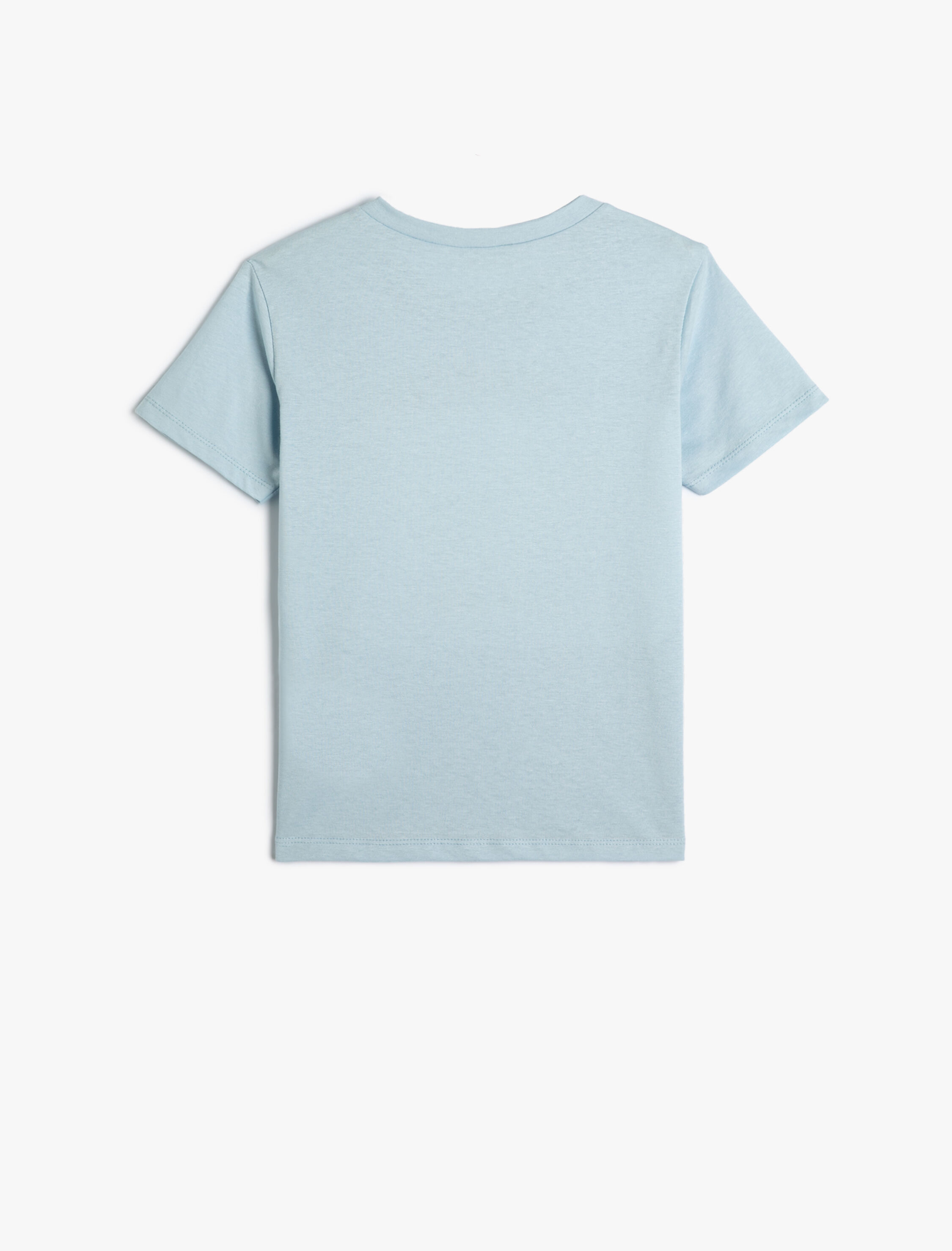  Erkek Çocuk Tişört Futbol Temalı Pullu Payetli Kısa Kollu Bisiklet Yaka Pamuklu