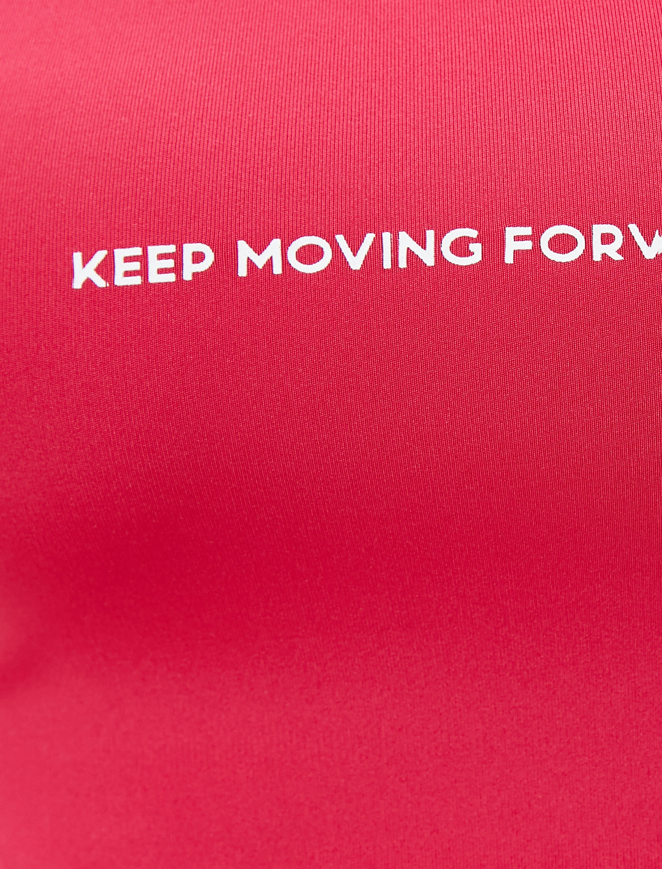   Sporcu Sütyeni Kaplı Arkası Pencere Detaylı Slim Fit U Yaka Baskılı