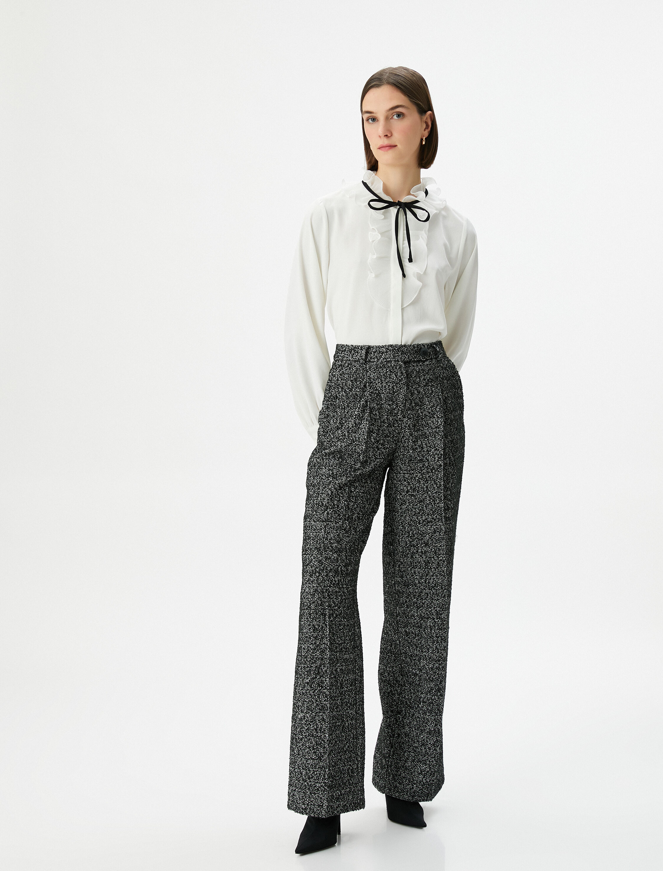   Melis Ağazat X Koton - İspanyol Paça Pantolon