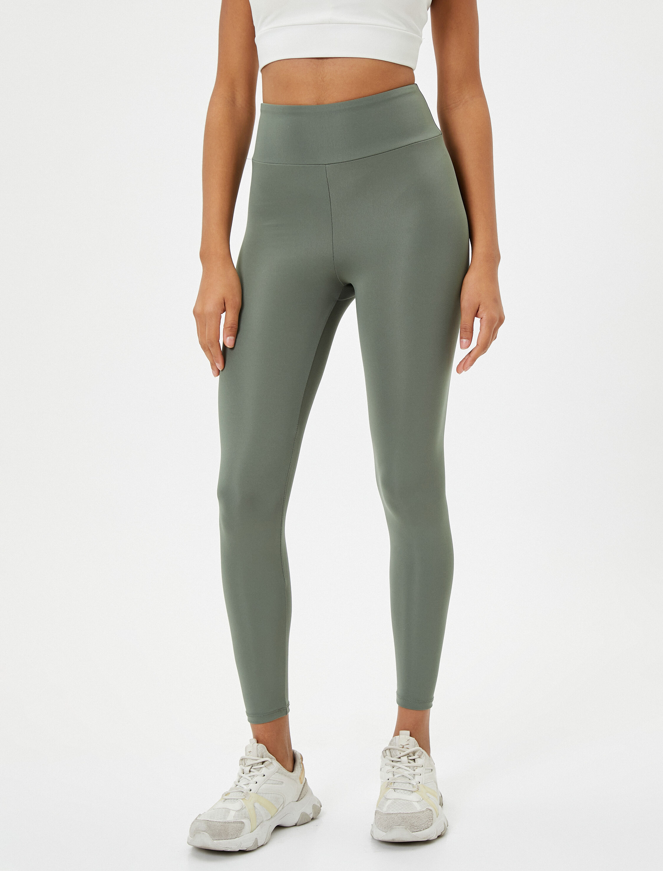   Spor Tayt Yüksek Bel Slim Fit