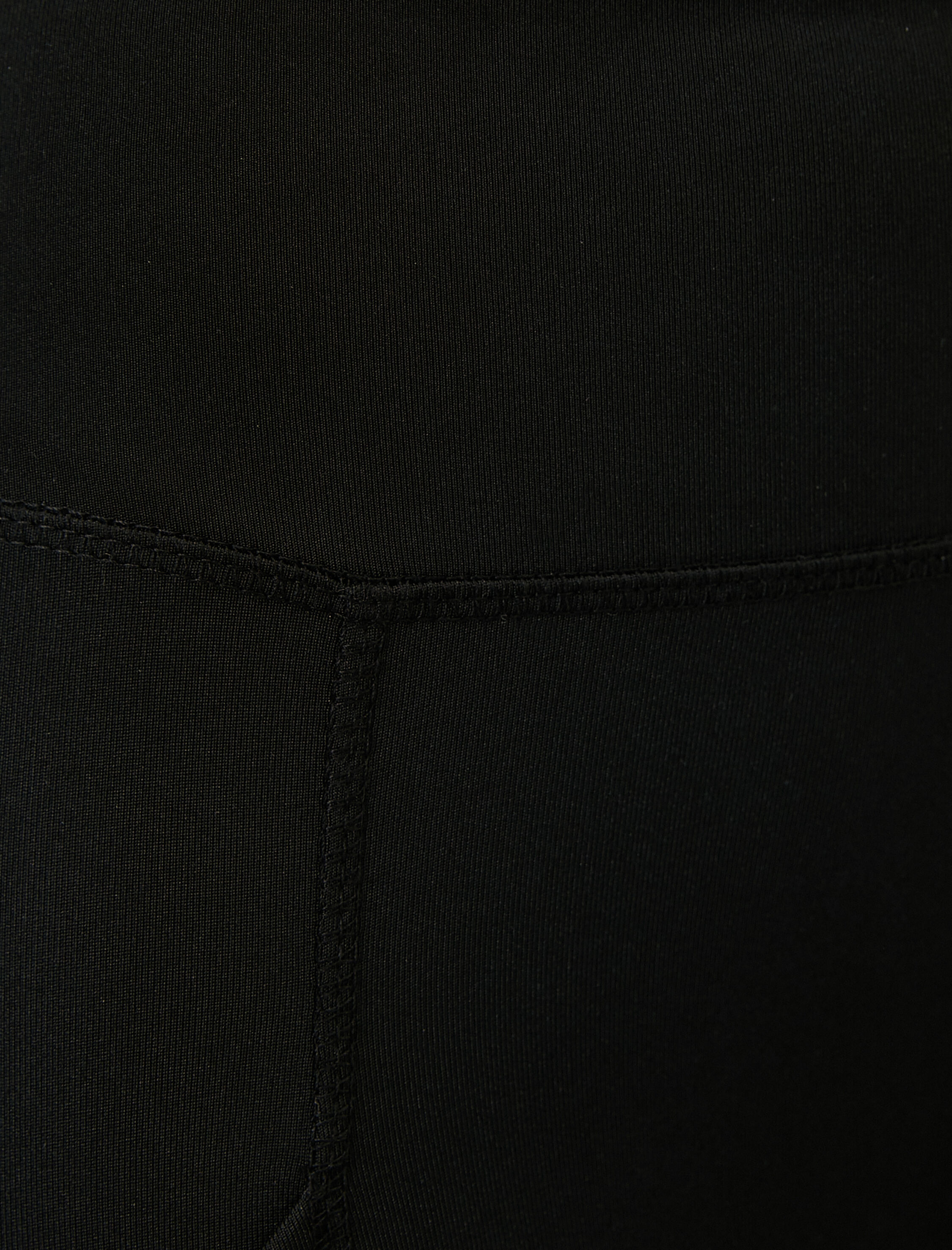   Spor Tayt Yandan Cep Detaylı Yüksek Bel Slim Fit