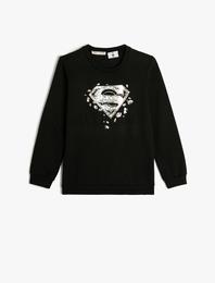 Superman Kapşonlu Sweatshirt Lisanslı Baskılı