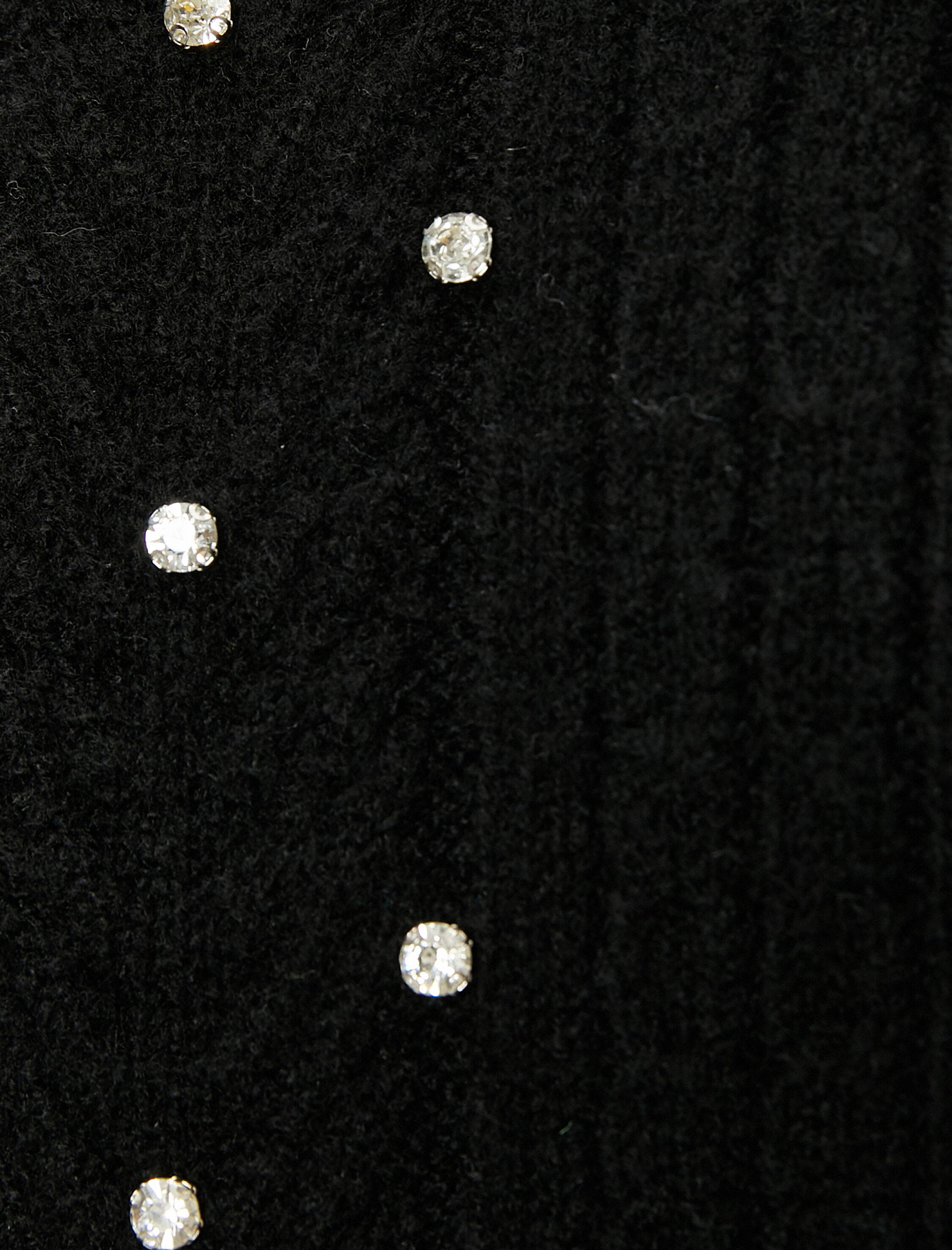   Taşlı Kazak Örgü Bisiklet Yaka - El Emeği Koleksiyonu