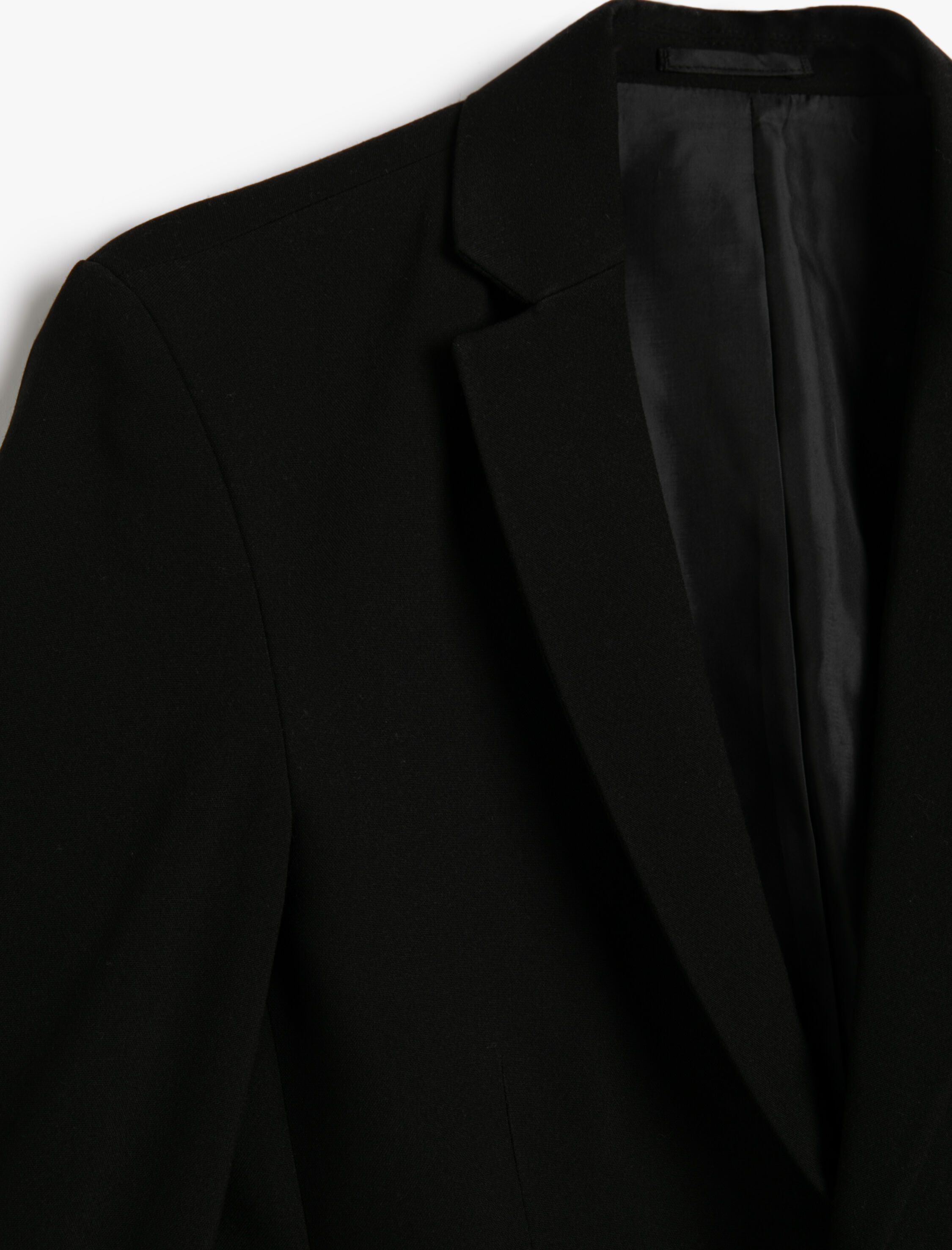   Blazer Ceket Çift Cep Detaylı Düğmeli