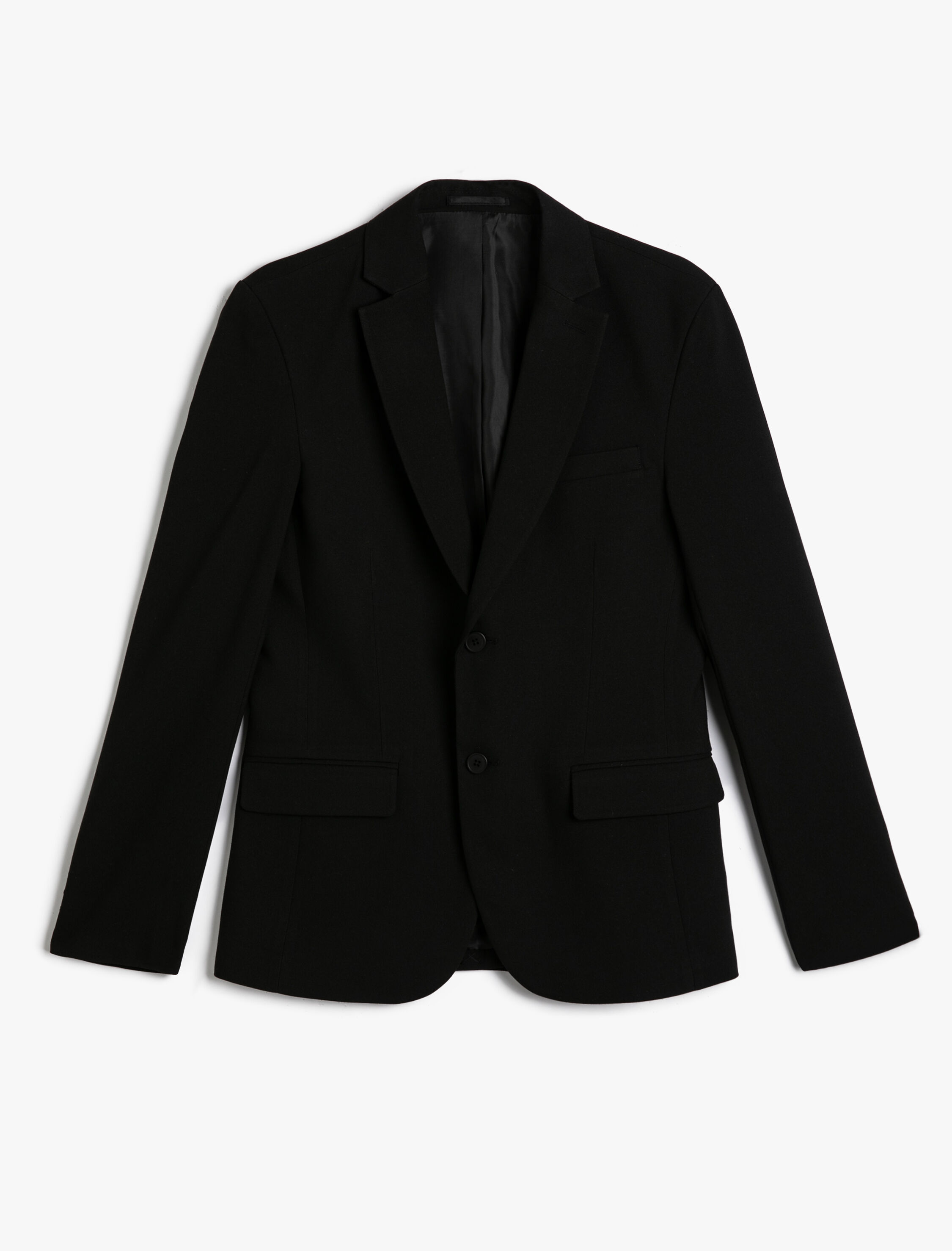   Blazer Ceket Çift Cep Detaylı Düğmeli