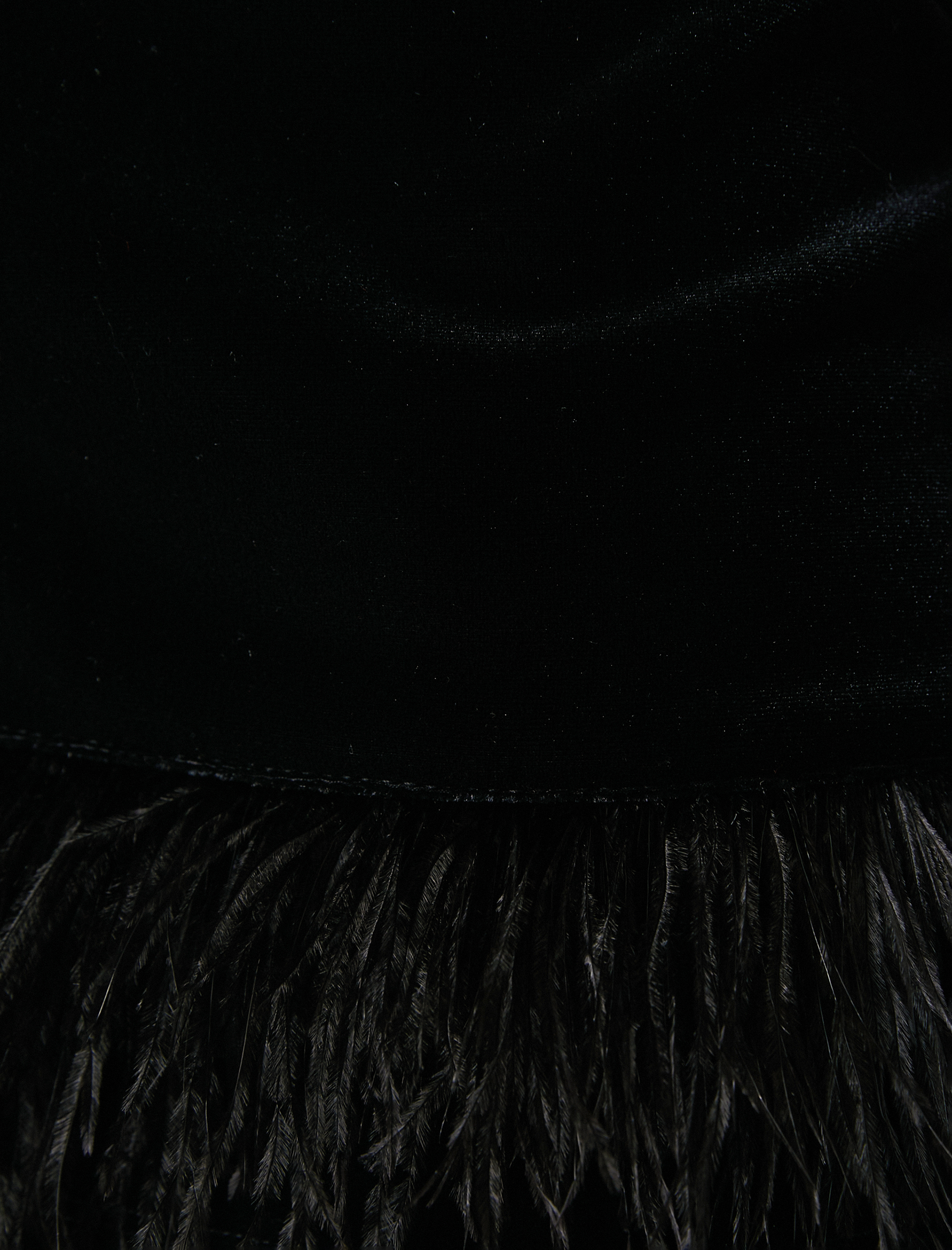   Mini Kadife Etek Otriş Detaylı - El Emeği Koleksiyonu