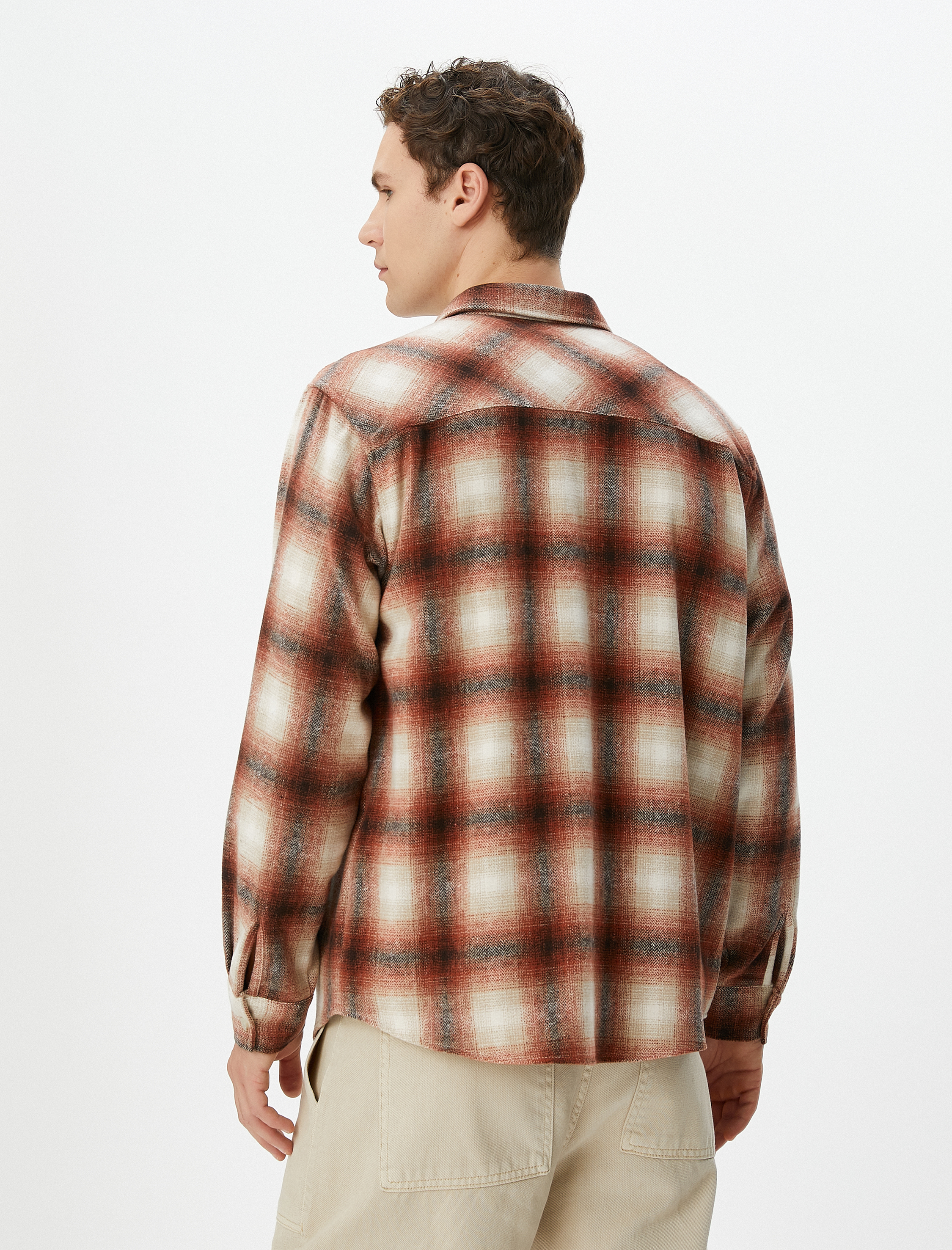   Oduncu Gömleği Cep Detaylı Klasik Yaka Uzun Kollu Regular Fit