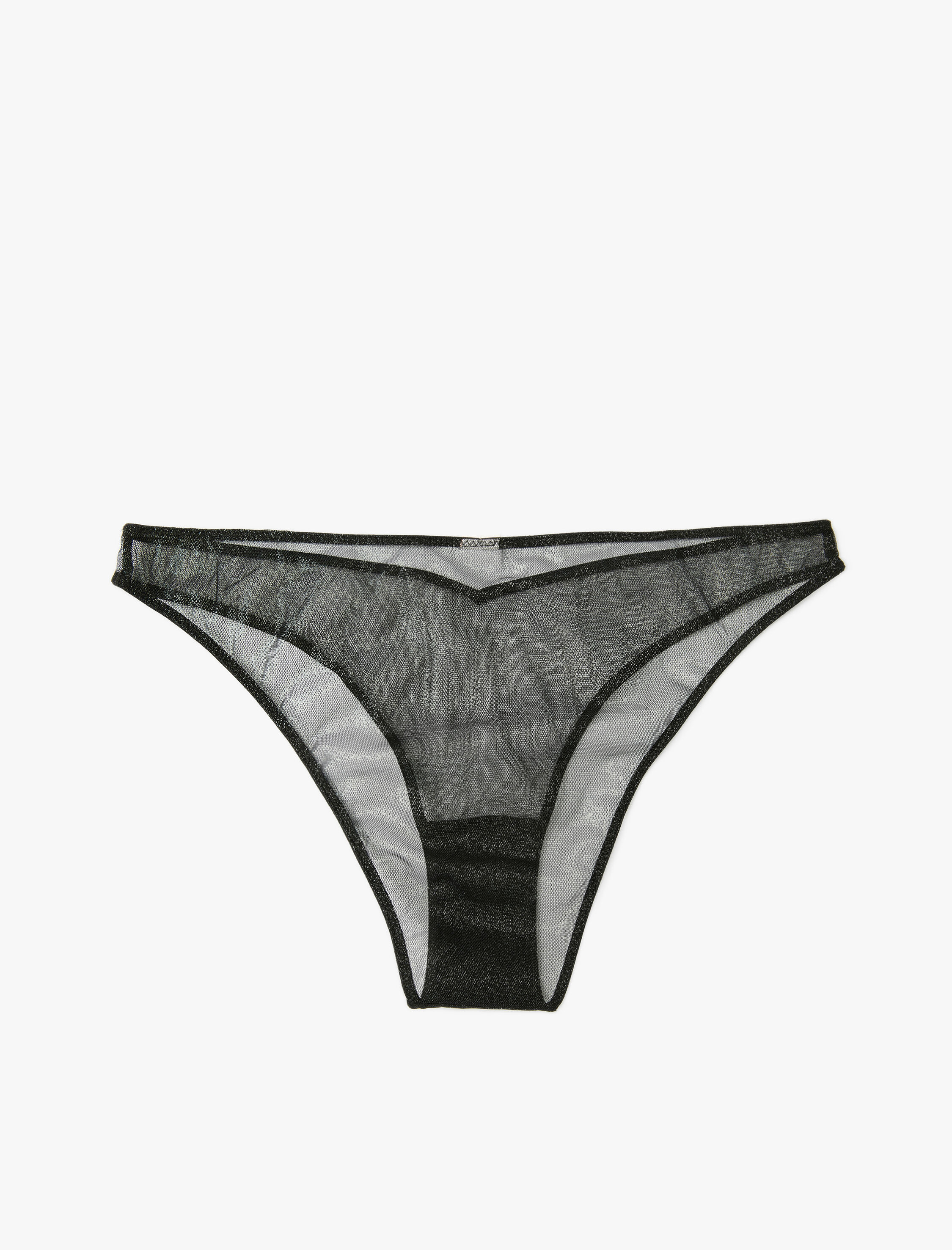   Tül String Külot Simli