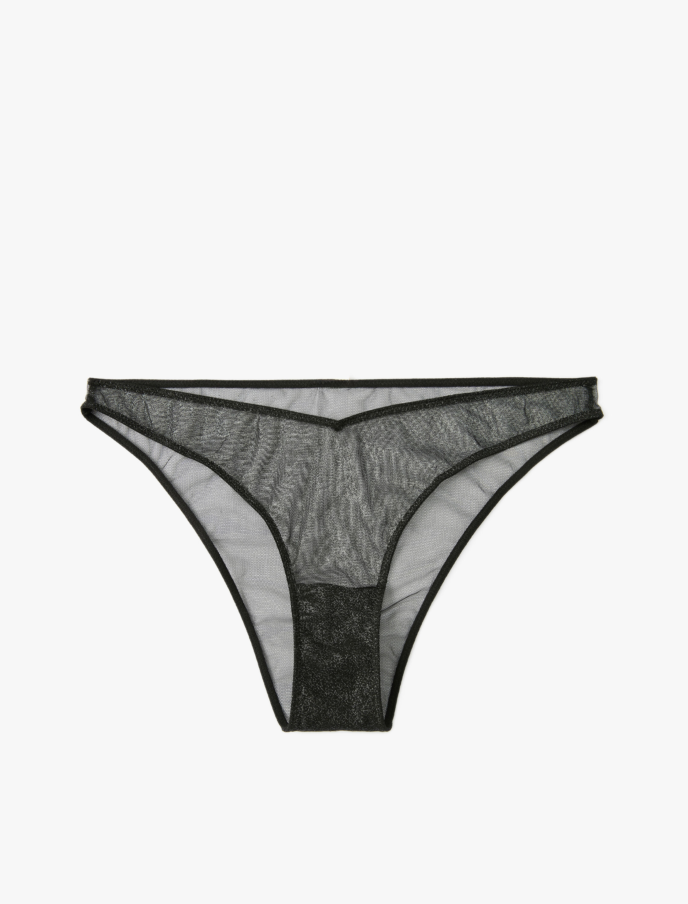   Tül String Külot Simli