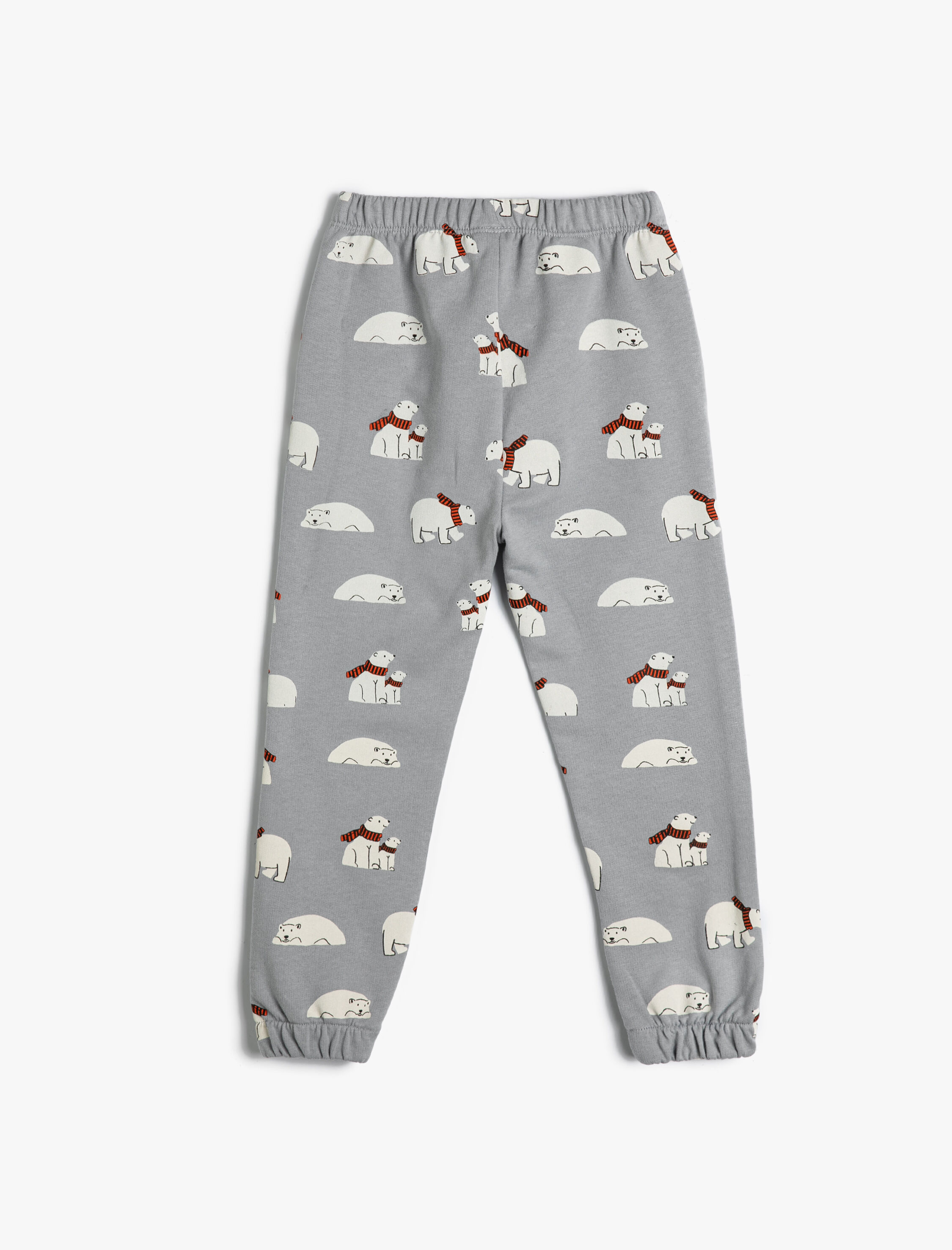  Erkek Bebek Kutup Ayısı Baskılı Jogger Eşofman Altı Pamuklu