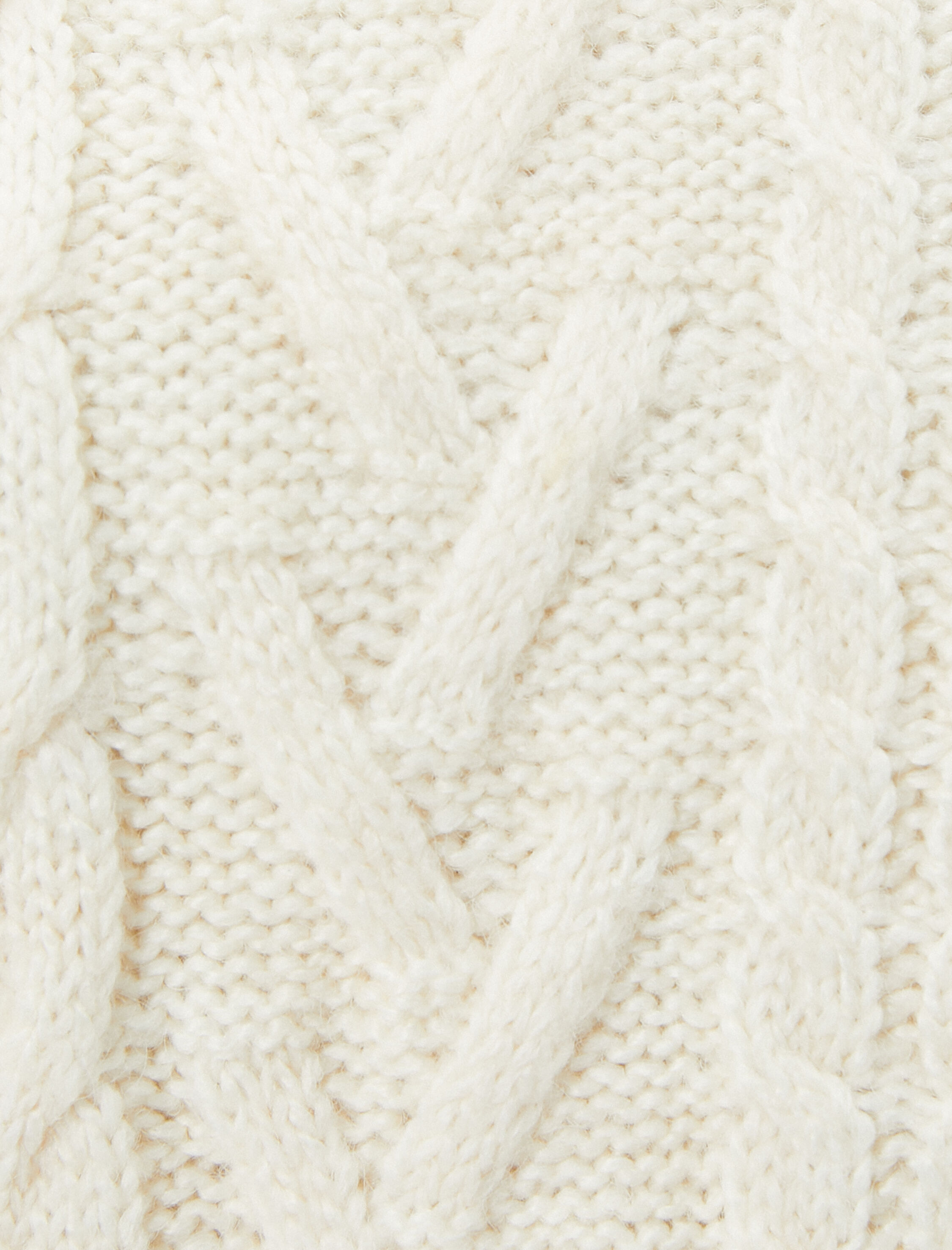 Tunik Triko Kazak Yarım Fermuarlı Balıkçı Yaka Saç Örgü Dokulu Uzun Kollu