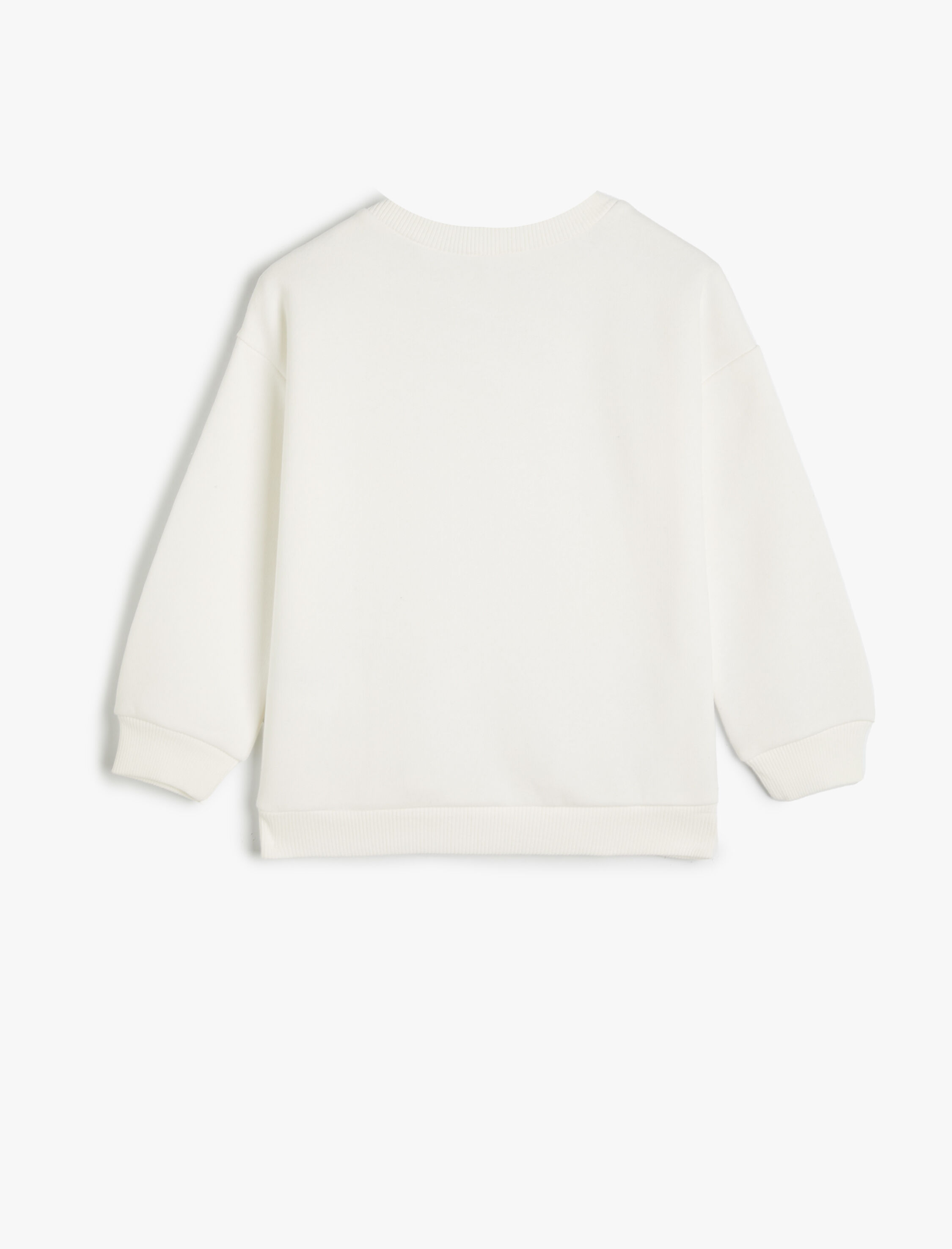  Kız Çocuk Rapunzel Sweat Lisanslı Uzun Kollu Bisiklet Yaka Şardonlu