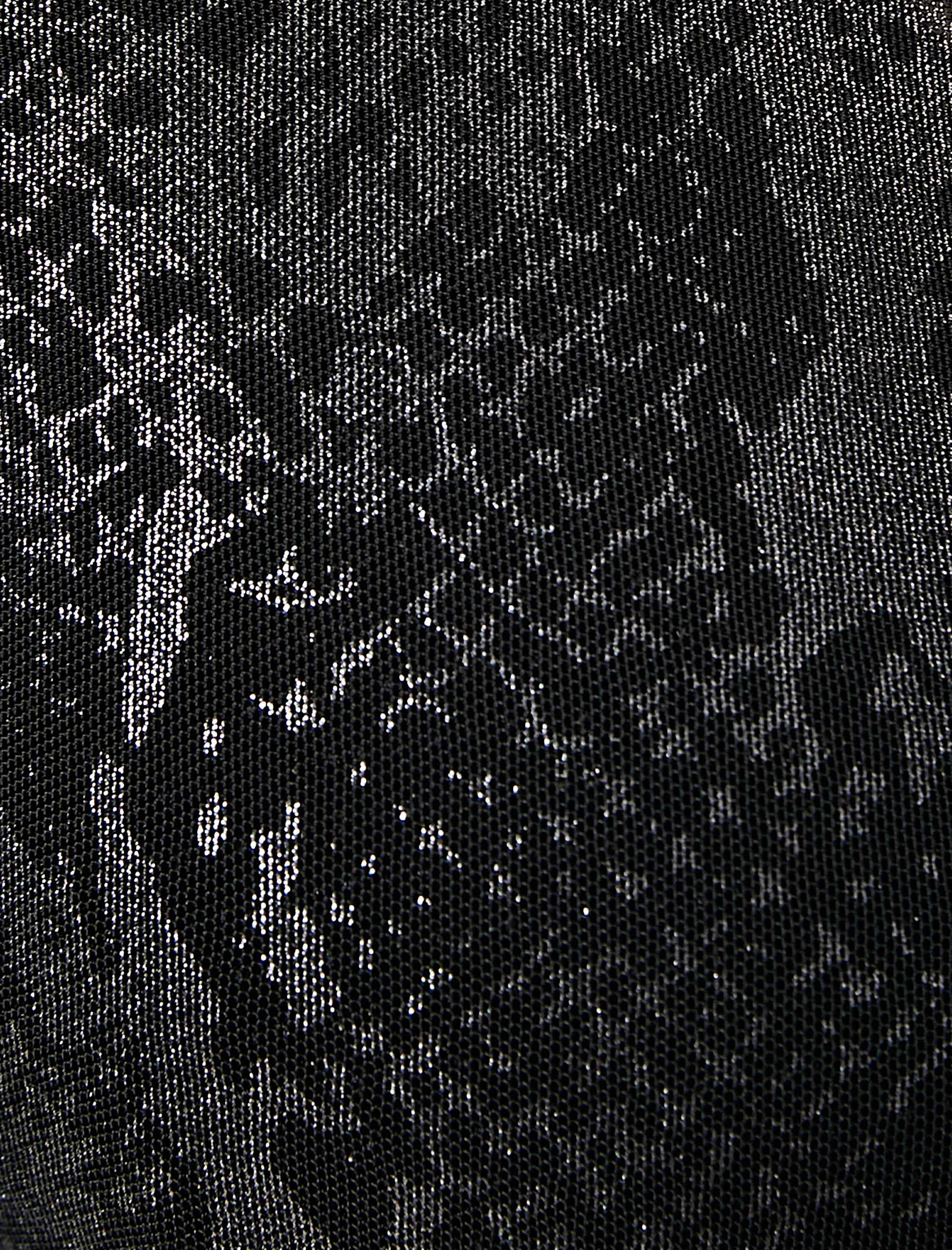   Uzun Kollu Tişört Varaklı Dik Yaka