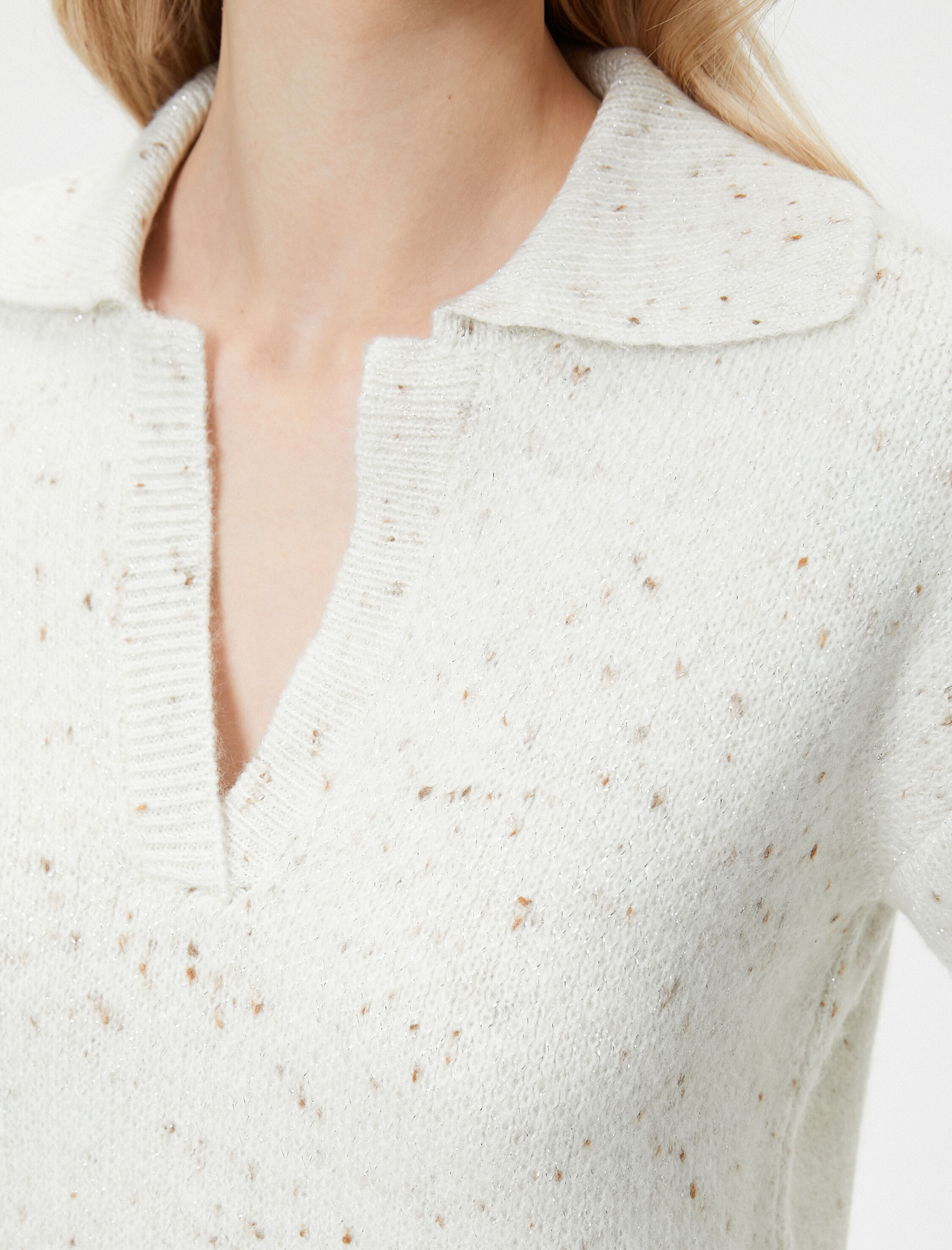   Polo Yaka Kazak Örgü Regular Fit