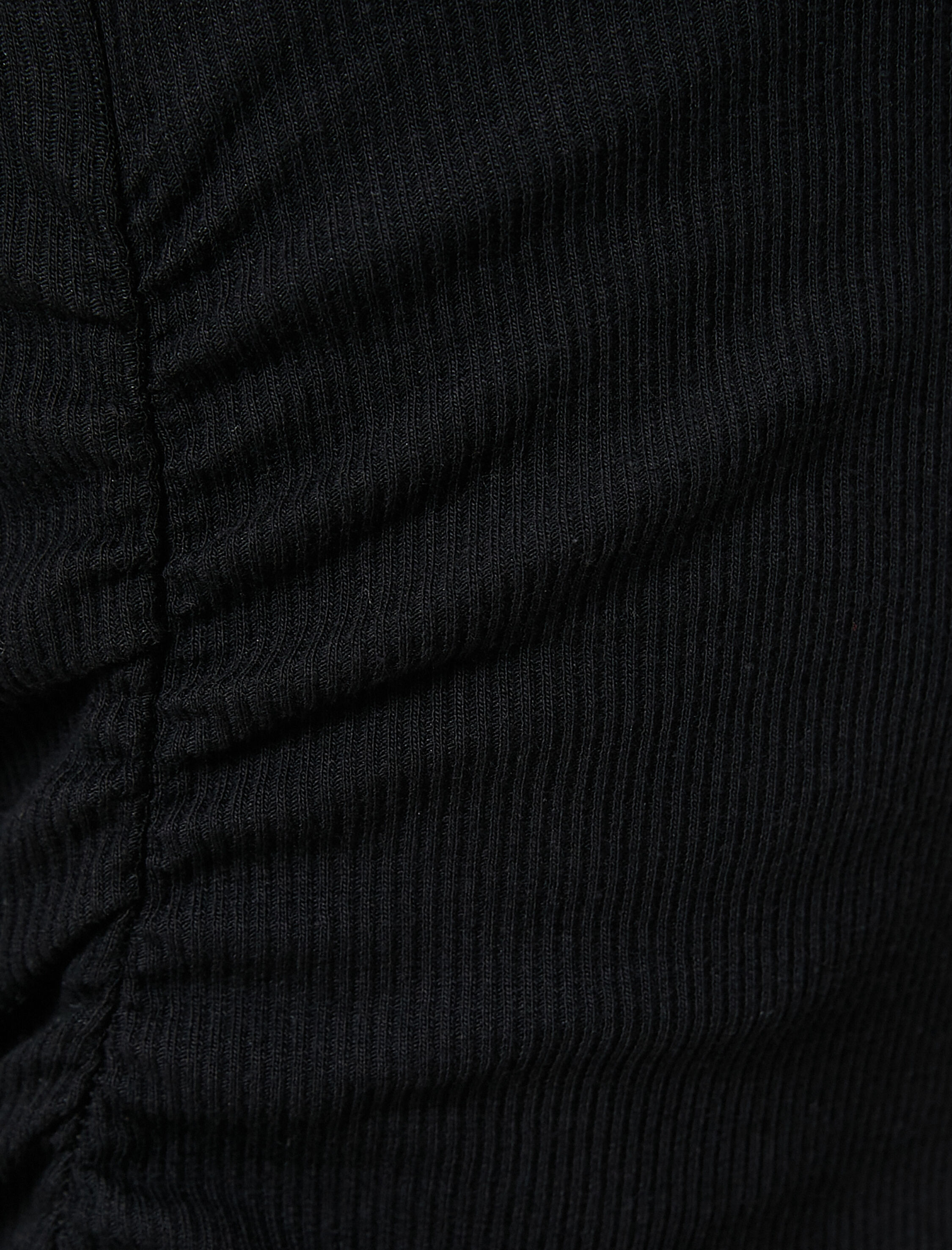   Midi Elbise Bisiklet Yaka Uzun Kollu Slim Fit