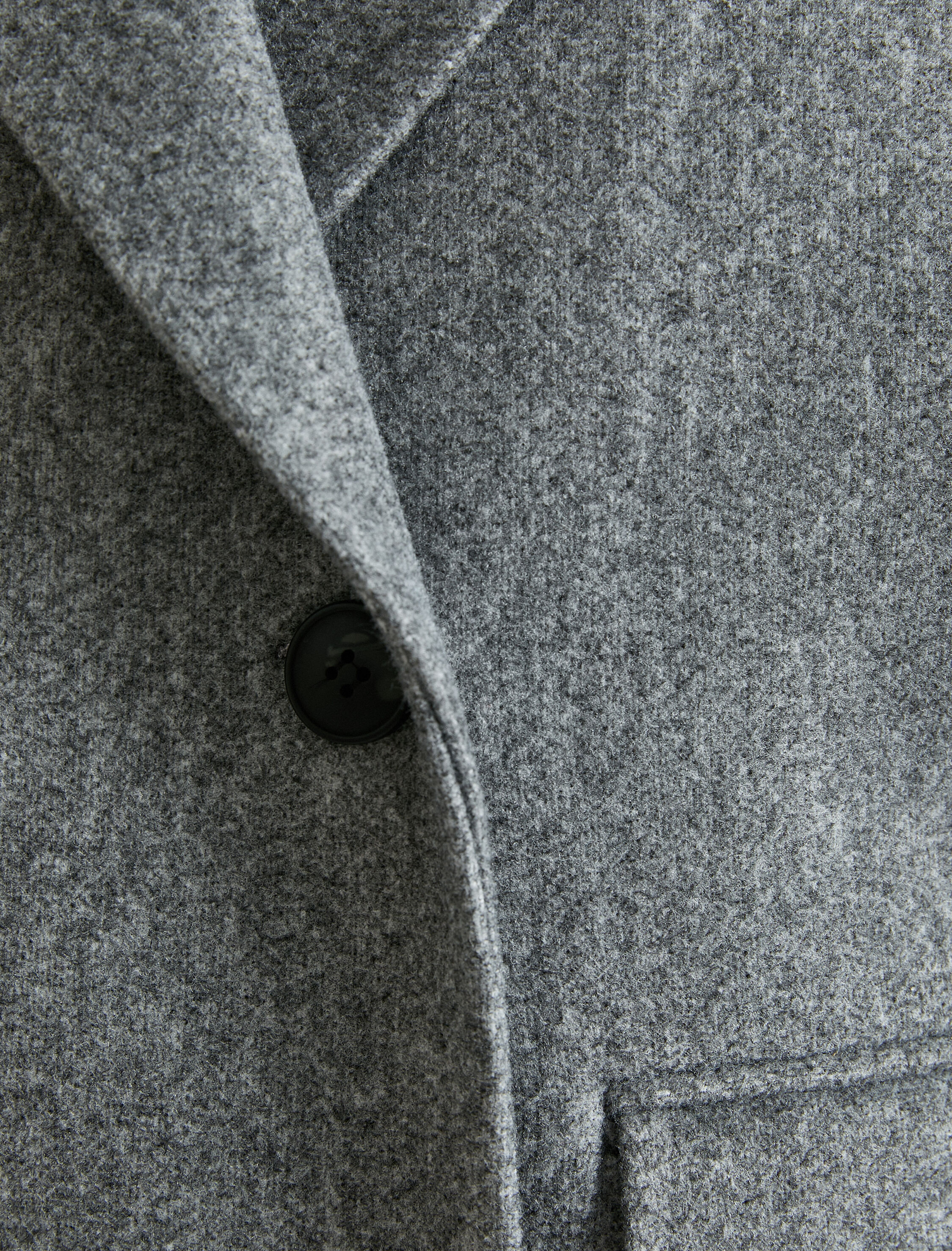   Koton X Şahika Ercümen - Kruvaze Düğmeli Uzun Kaşe Kaban