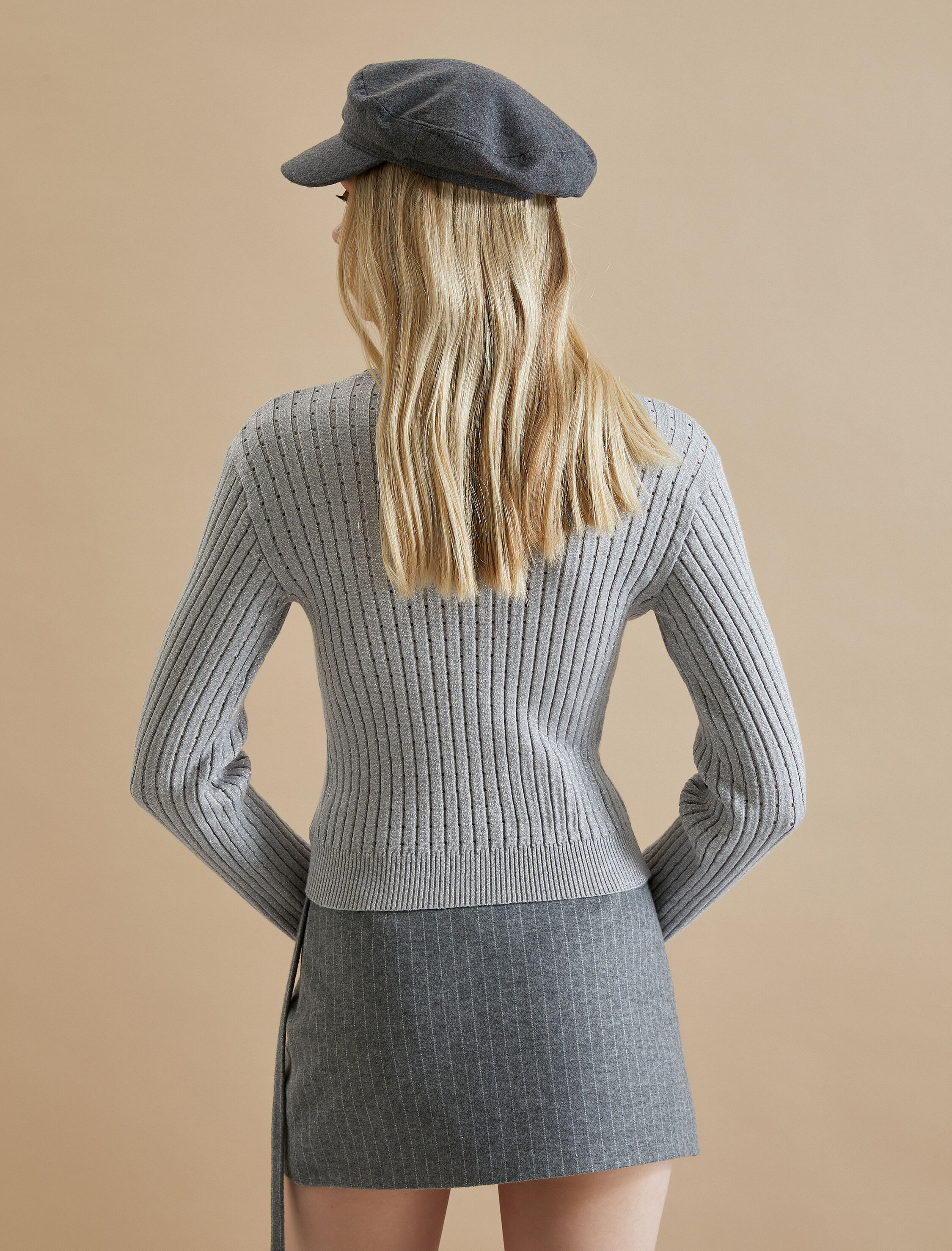   Koton X Şahika Ercümen - Simli Boğazlı Triko Kazak