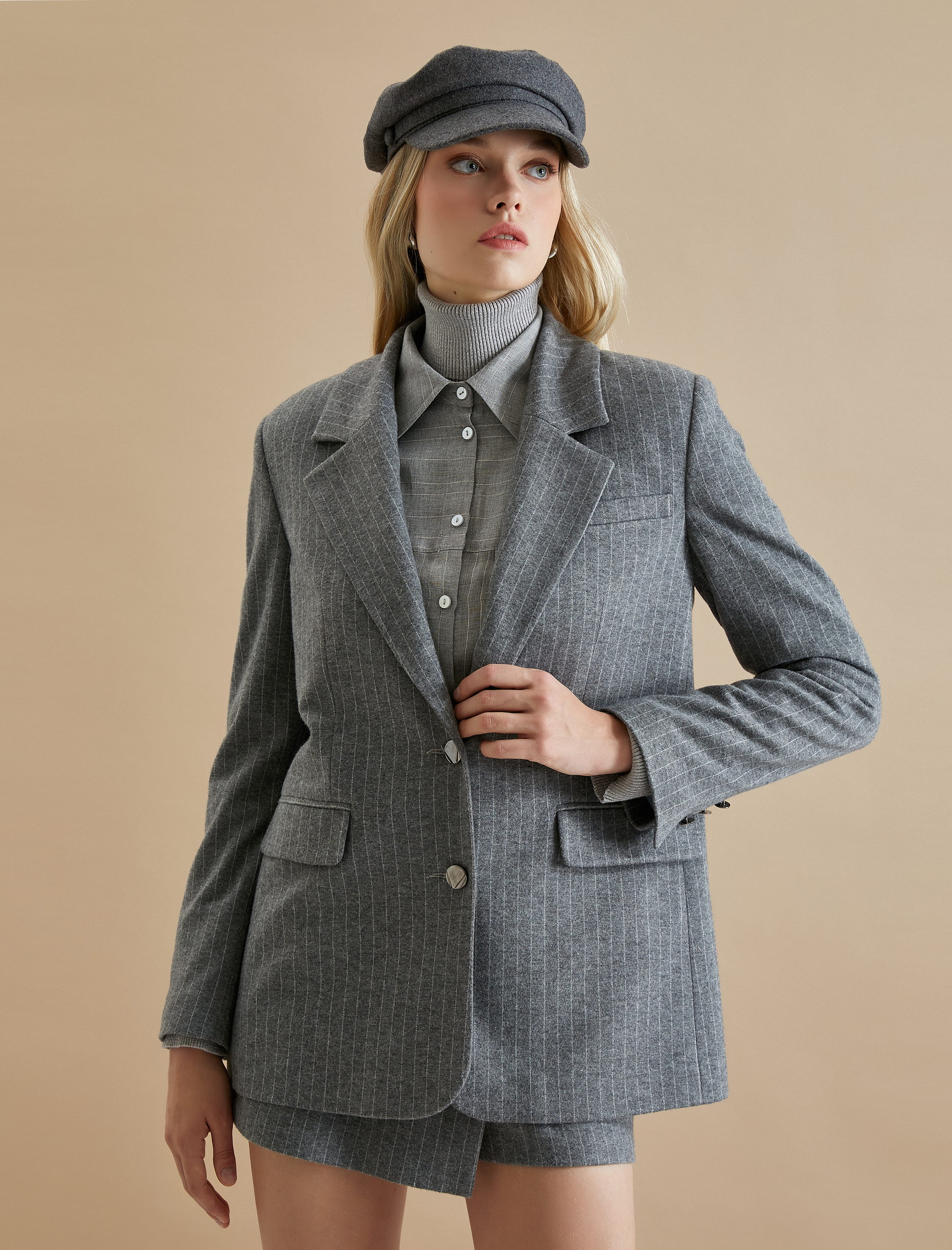   Koton X Şahika Ercümen - Metal Düğmeli Blazer Ceket