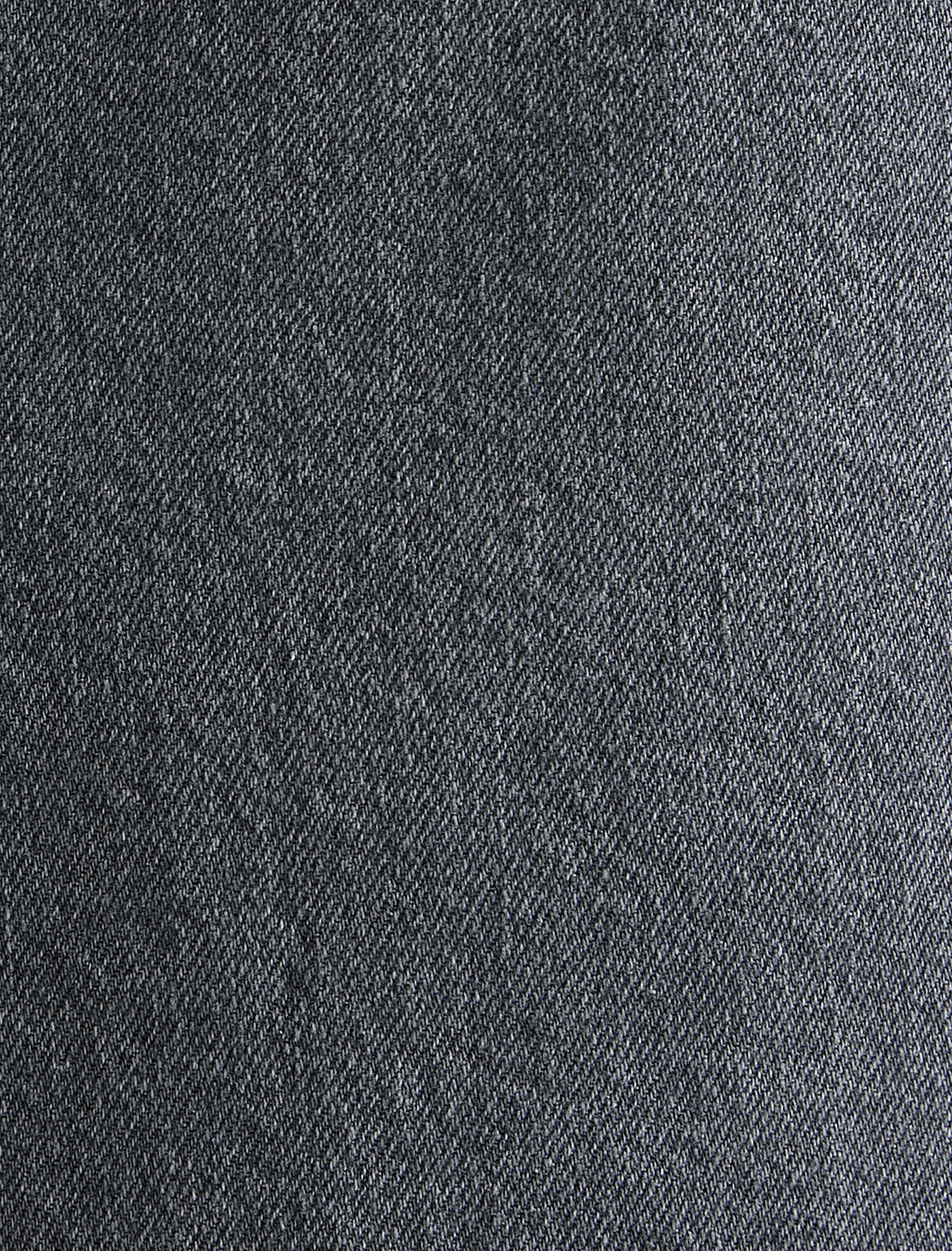   Önden Yırtmaçlı Kot Etek Midi Boy Cepli Pamuklu Rahat Kalıp