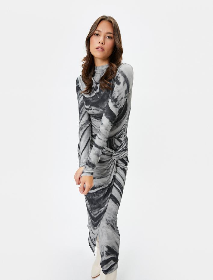  Koton X Şahika Ercümen - Soyut Desenli Uzun Kollu Bluz