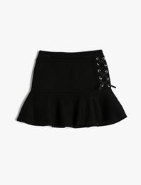 Basic Etek Beli Lastikli Kuş Gözü Detaylı