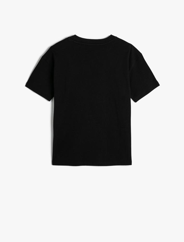 Erkek Çocuk Basic Tişört Kısa Kollu Bisiklet Yaka Pamuklu