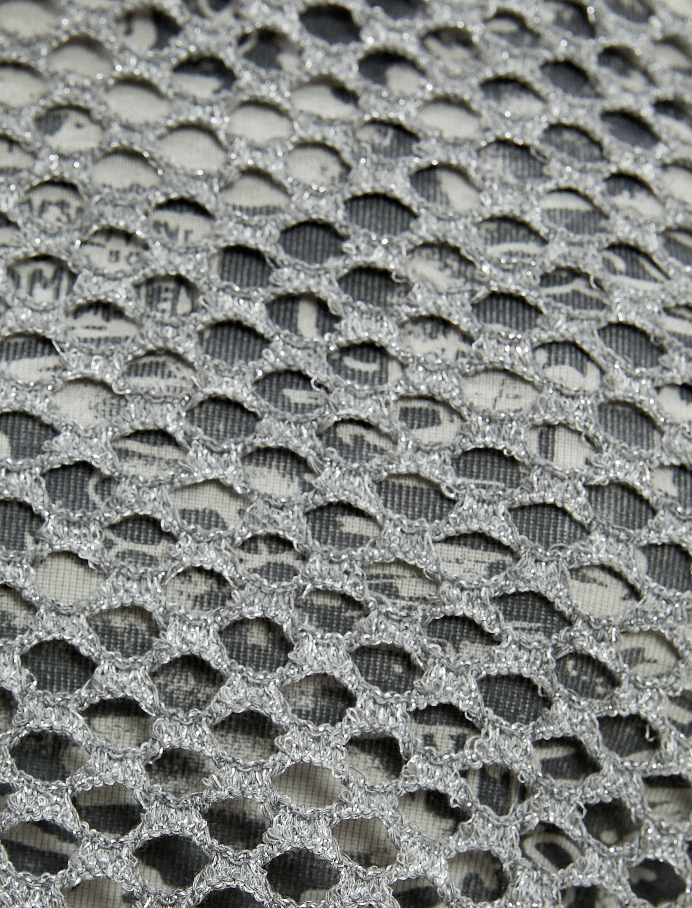   Uzun Kollu Tişört Crop Sim Detaylı Ajurlu İspanyol Kollu Rahat Kesim