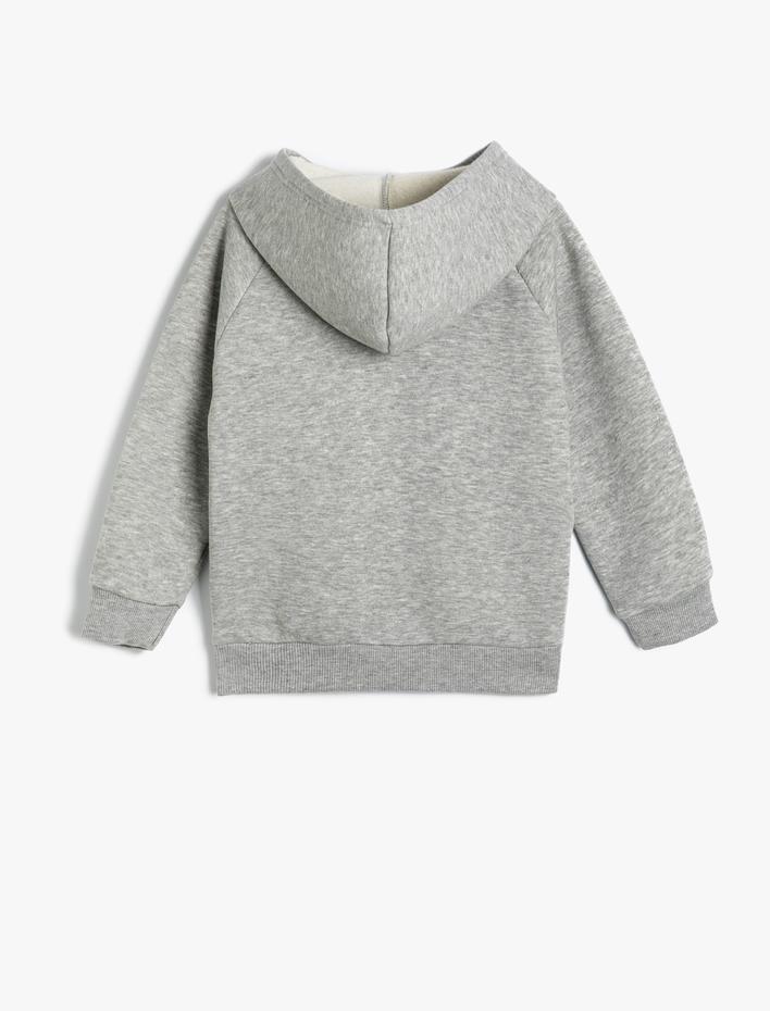 Erkek Çocuk Batman Sweatshirt Lisanslı Uzun Kollu Şardonlu