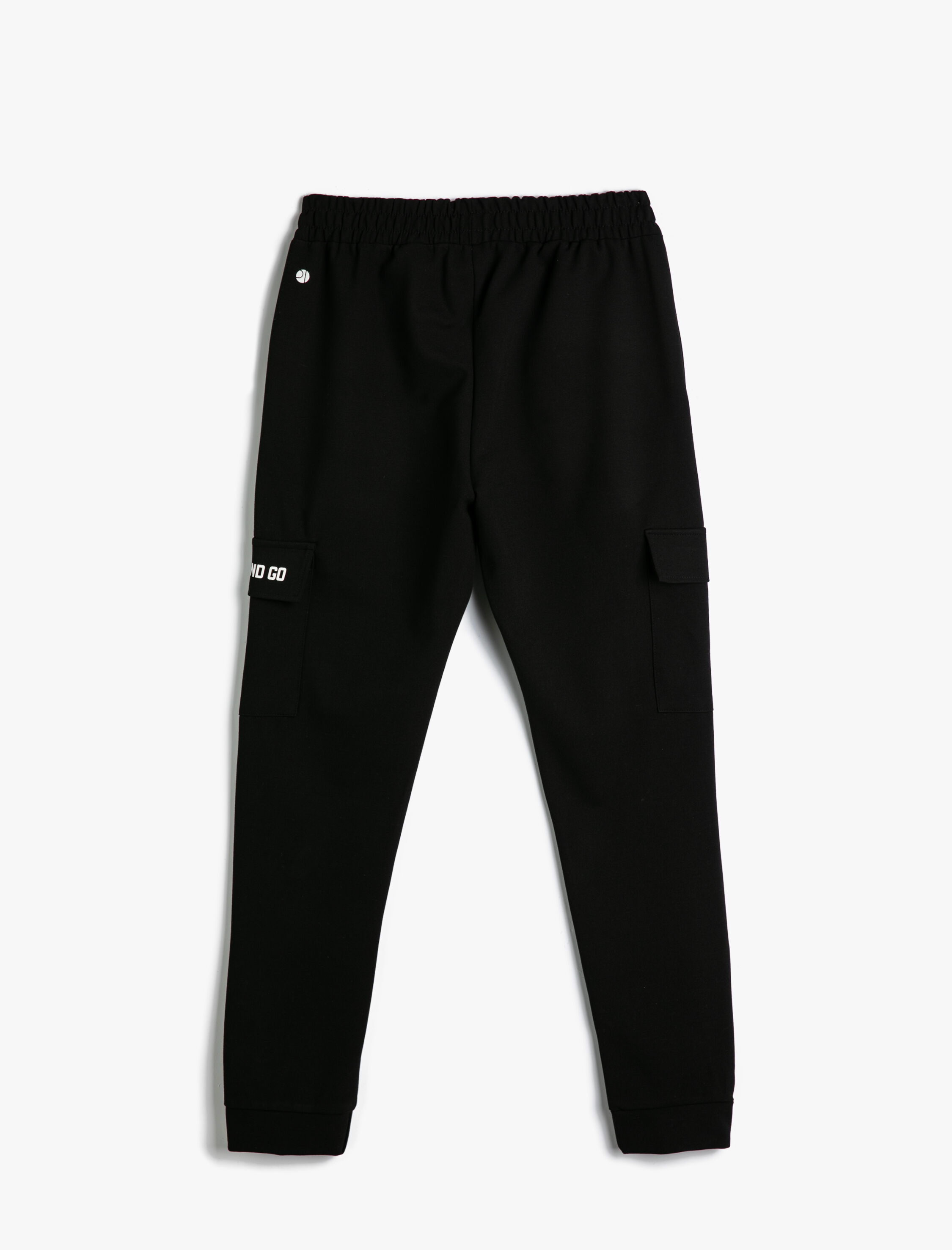   Kargo Eşofman Altı Jogger Beli Lastikli Cep Detaylı Sloganlı