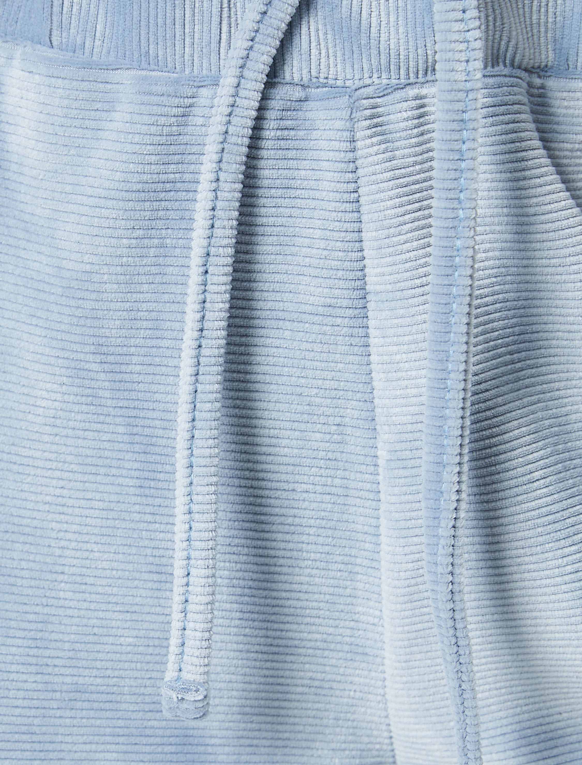   Pijama Altı Kadife Fitilli Beli Bağcıklı Jogger