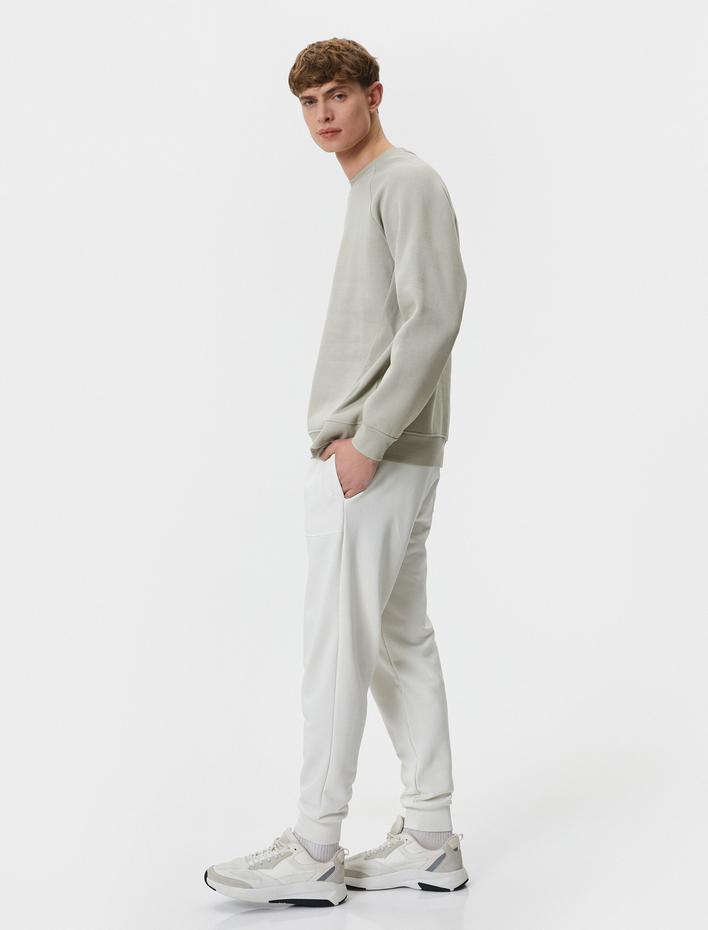  Jogger Eşofman Altı Beli Bağcıklı Cep Detaylı