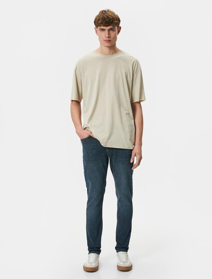  Skinny Fit Kot Pantolon - Michael Jean