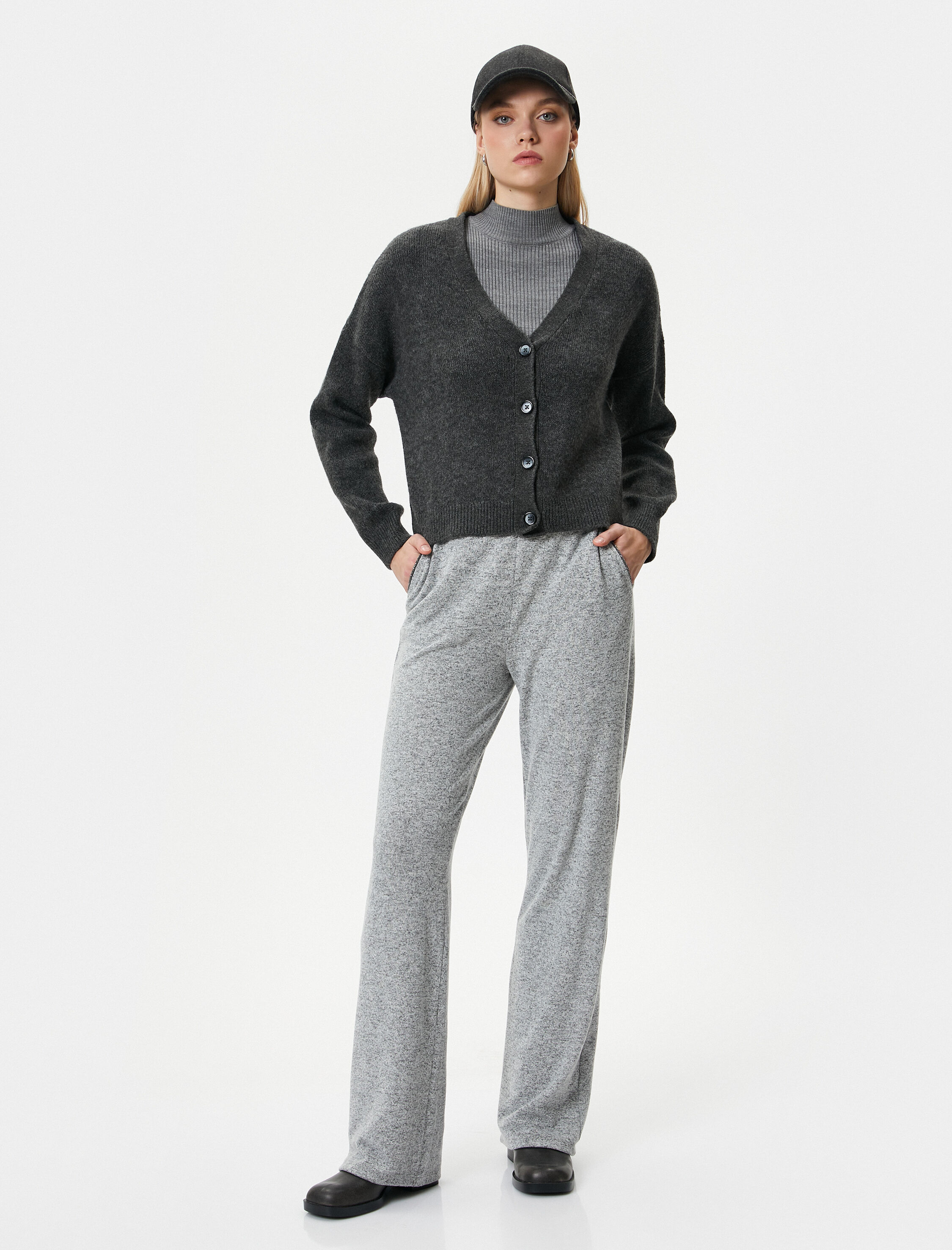   Koton X Şahika Ercümen - Beli Bağcıklı Düz Paça Pantolon