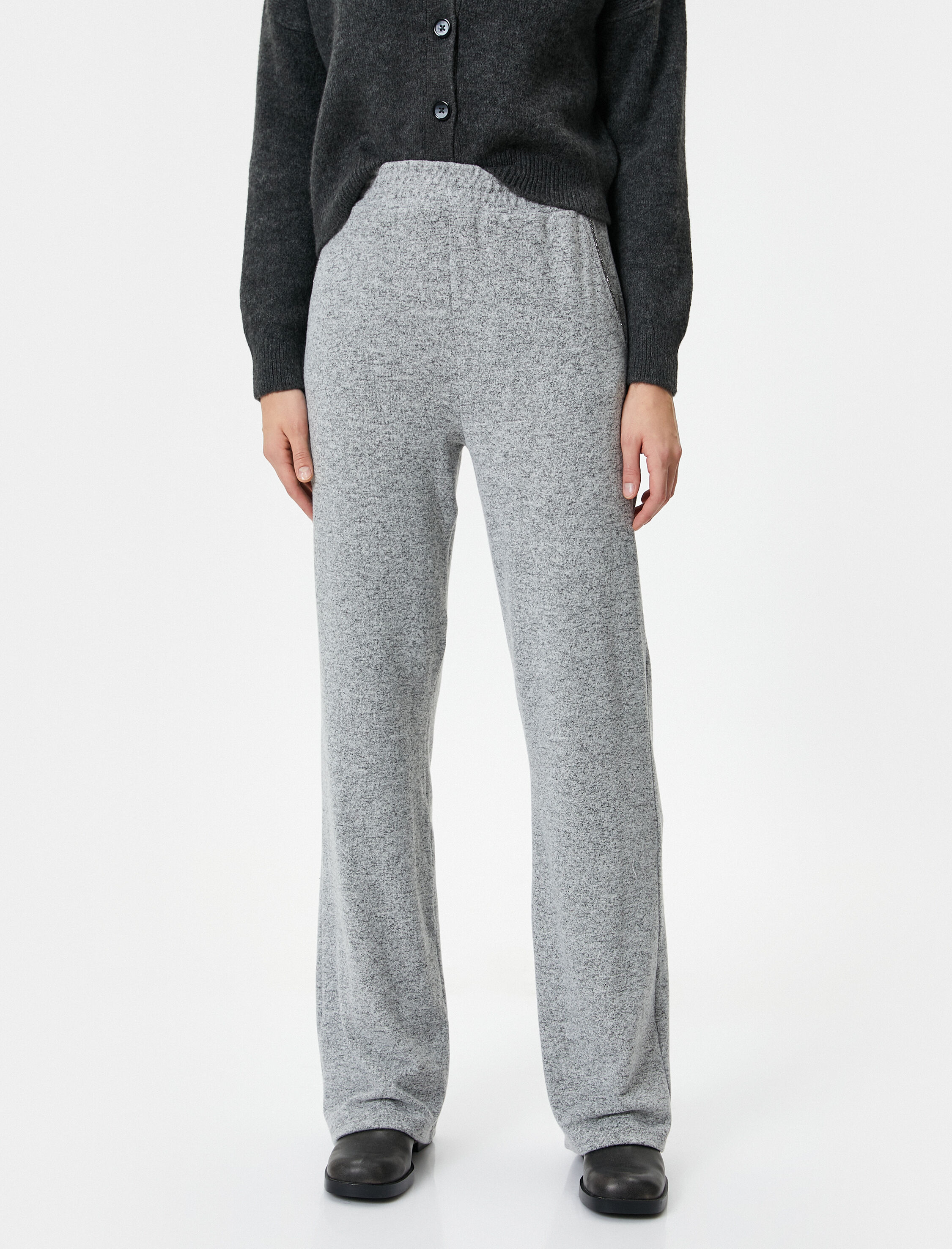   Koton X Şahika Ercümen - Beli Bağcıklı Düz Paça Pantolon