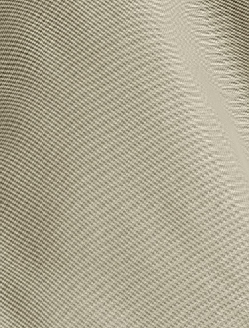   Ceket İçi Peluş Çıkarılabilir Kapşonlu Cep Detaylı
