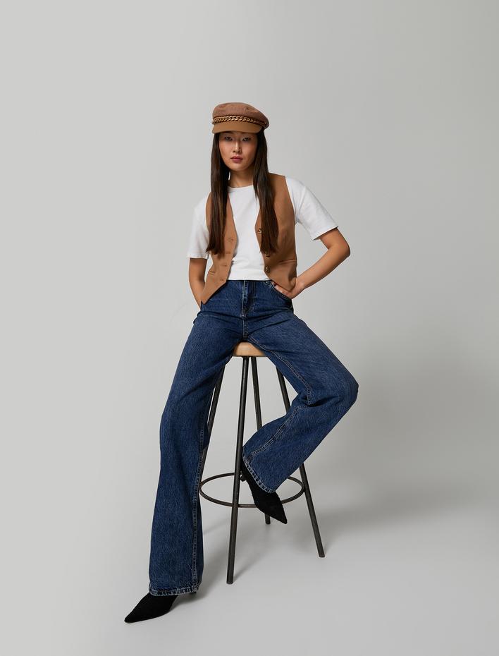 Kadın Kasket Şapka Zincir Detaylı