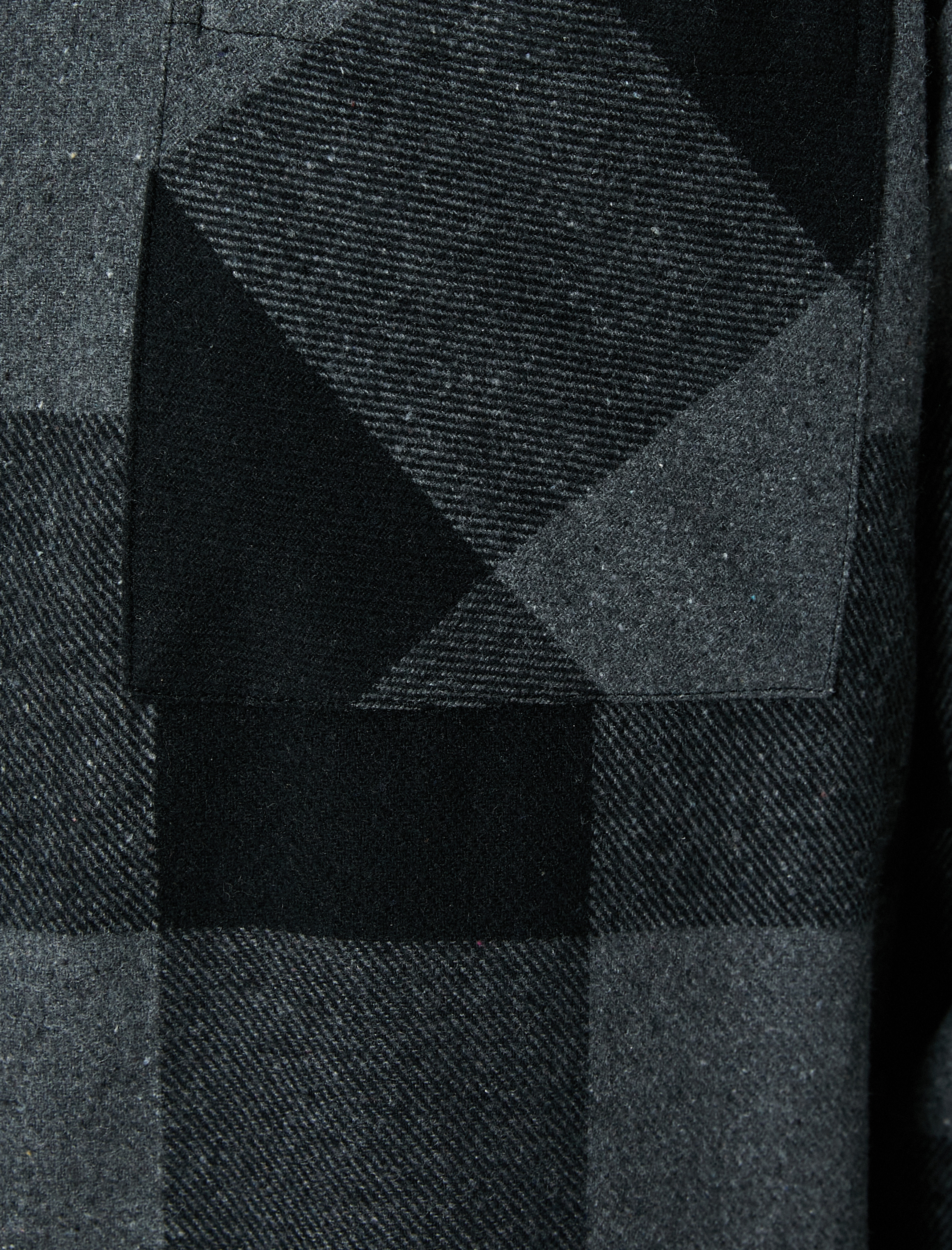   Oduncu Gömleği Düğmeli Cep Detaylı Klasik Yaka Uzun Kollu