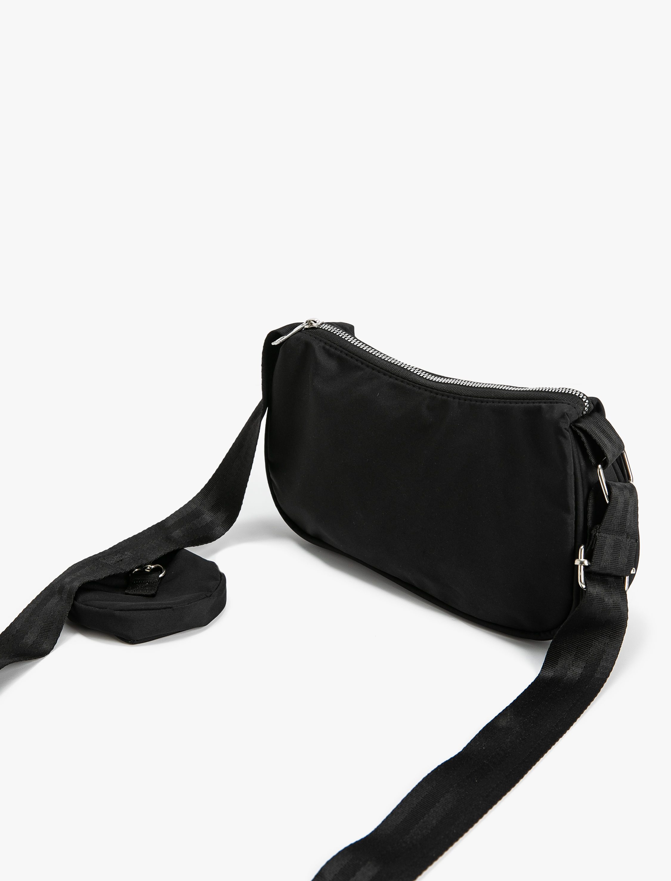  Kadın Küçük Çapraz Çanta Askılı Cüzdan Detaylı Fermuarlı