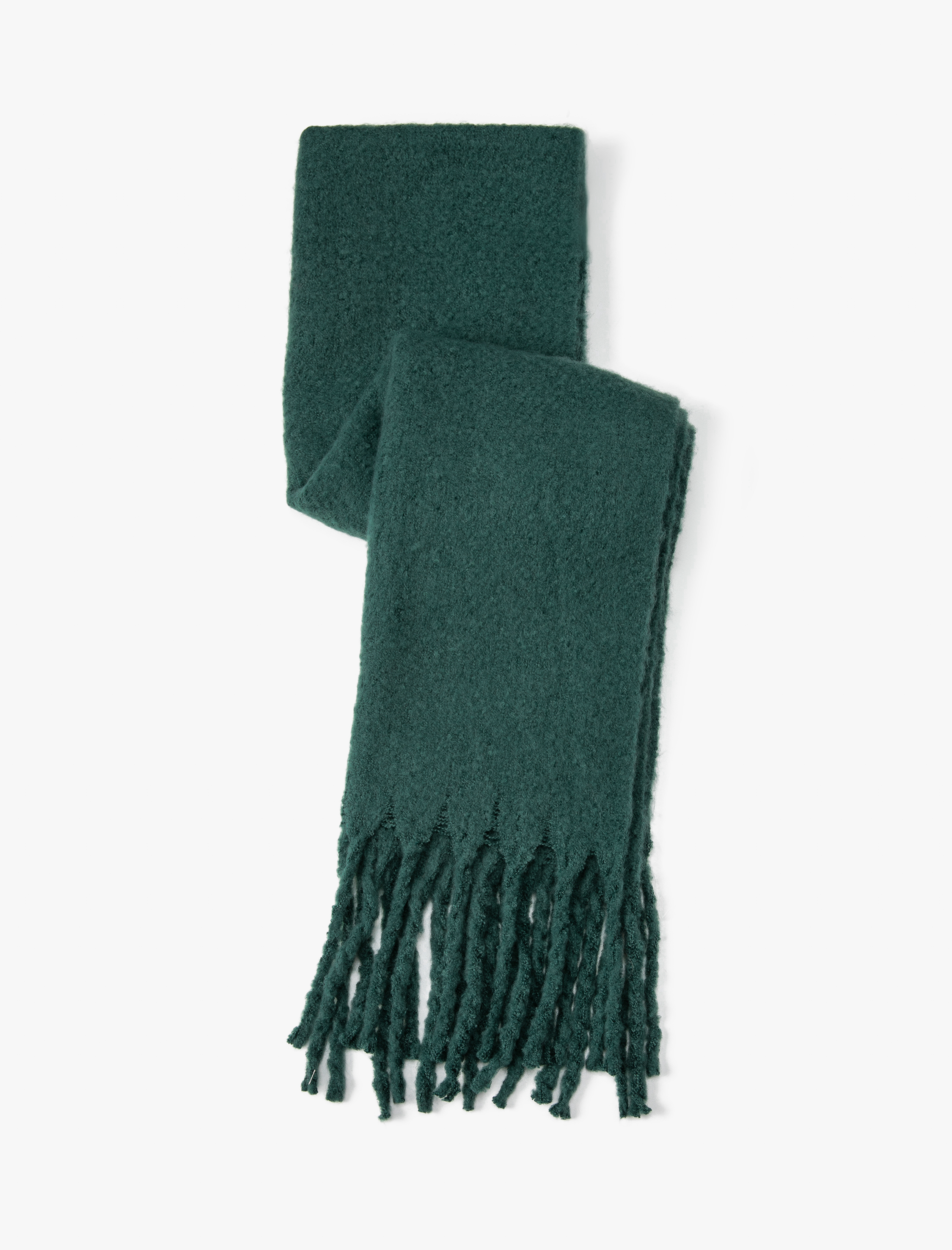  Kadın Uzun Atkı Püsküllü Yumuşak Dokulu