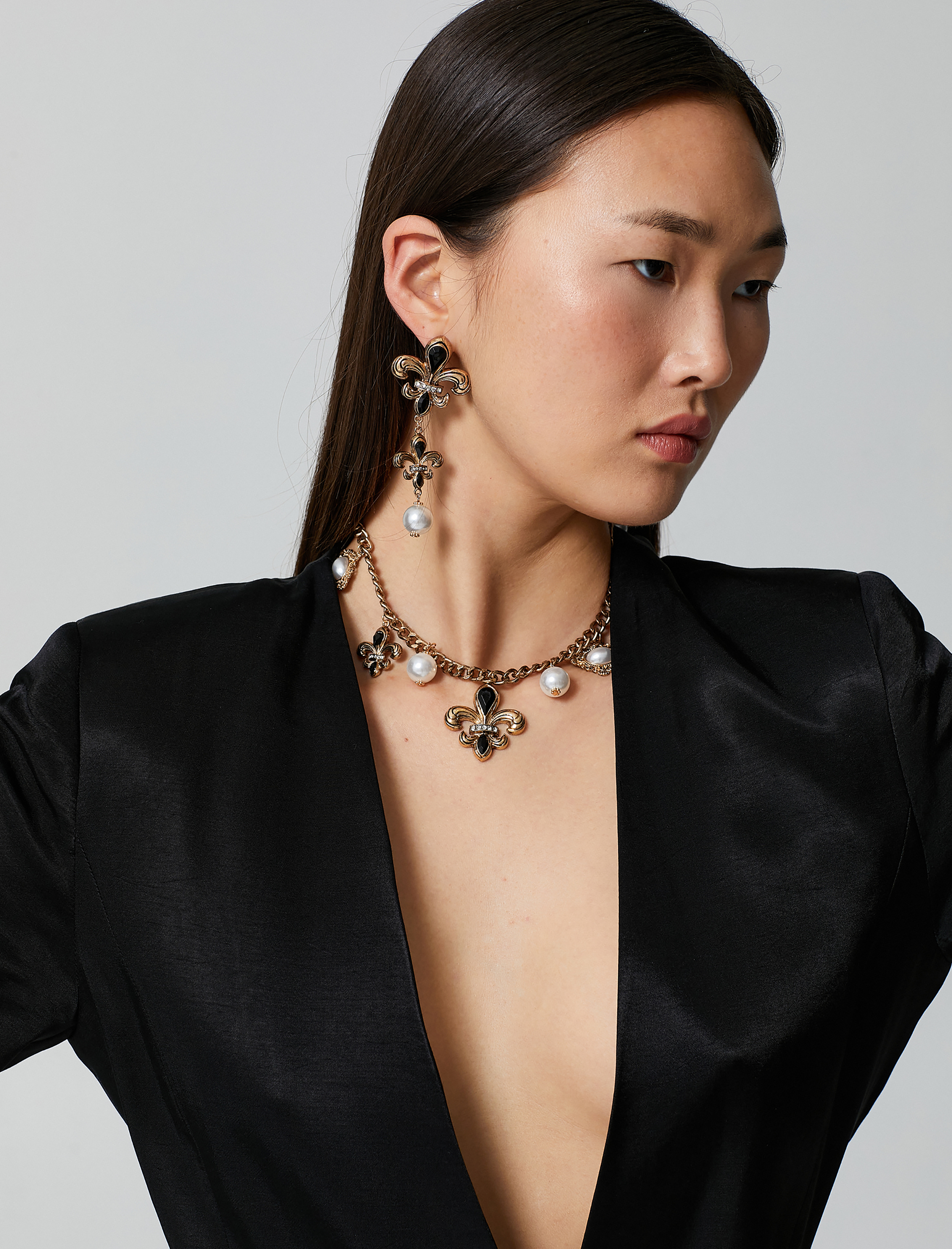  Kadın İncili Çoklu Charm Detaylı Kolye - Melis Ağazat X Koton