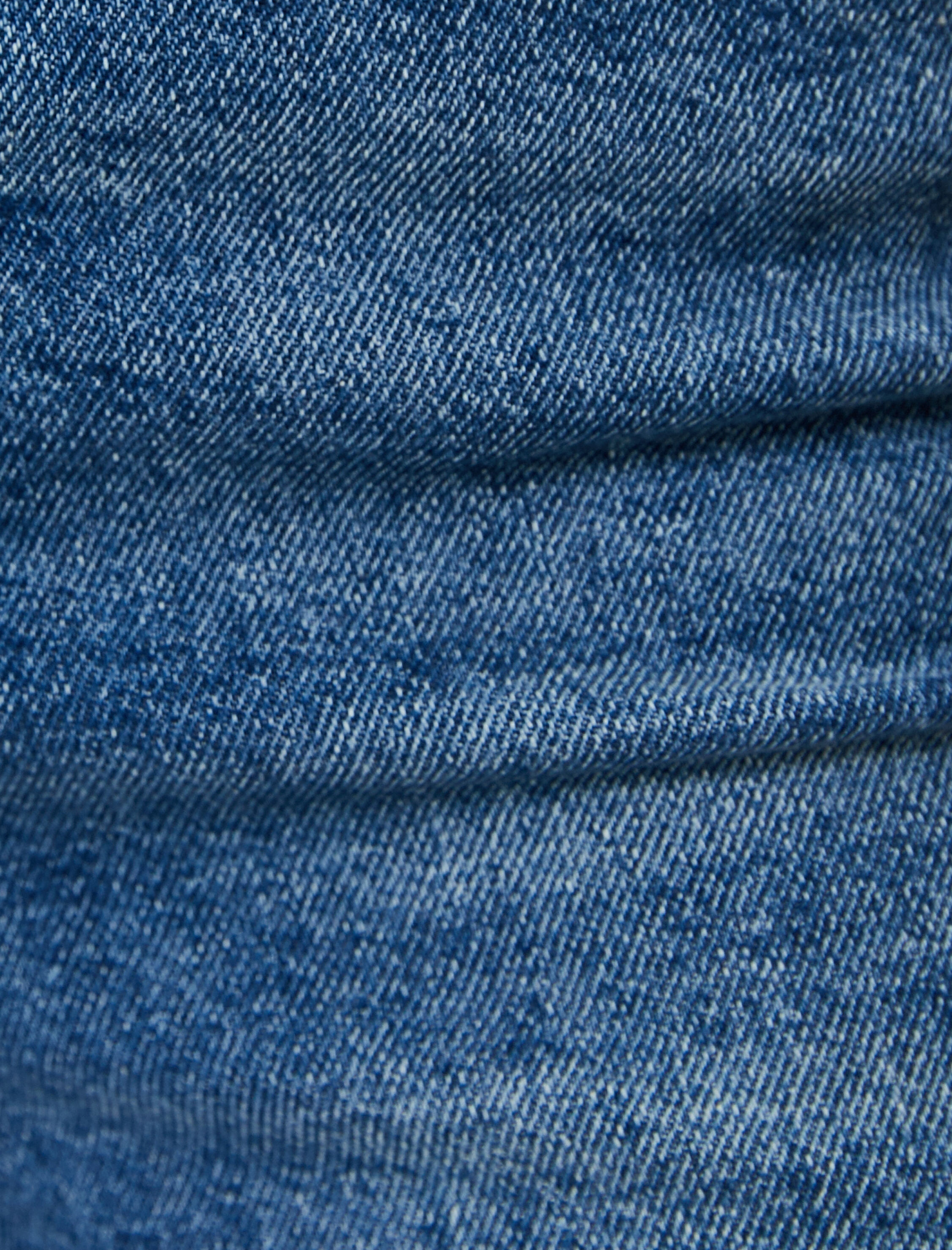   İspanyol Paça Kot Pantolon Dar Kesim Standart Bel Esnek Pamuklu Cepli - Flare Jean