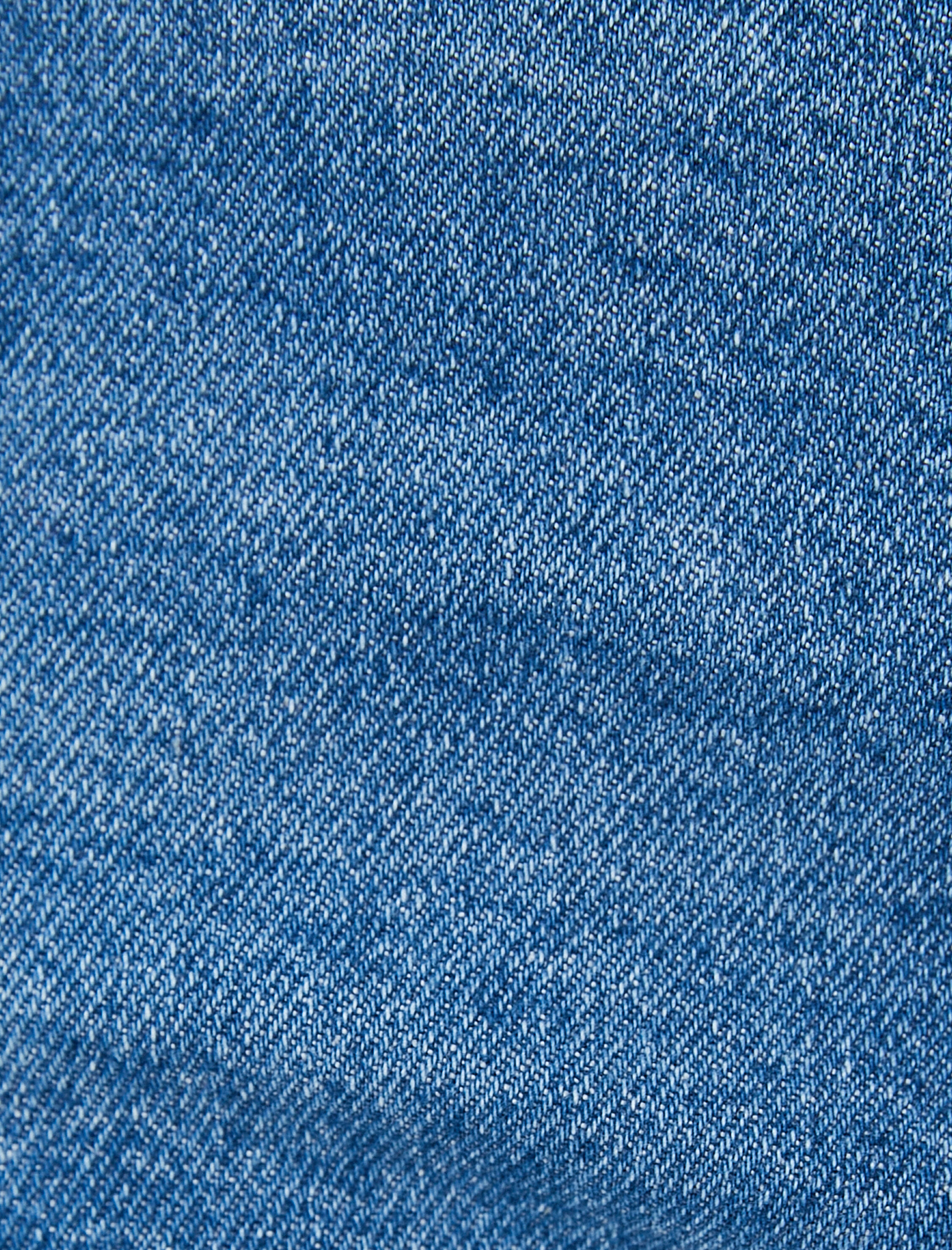   Yüksek Bel Slim Fit Kot Pantolon Rahat Kesim Dar Crop Paça Esnek Pamuklu - Mom Jean