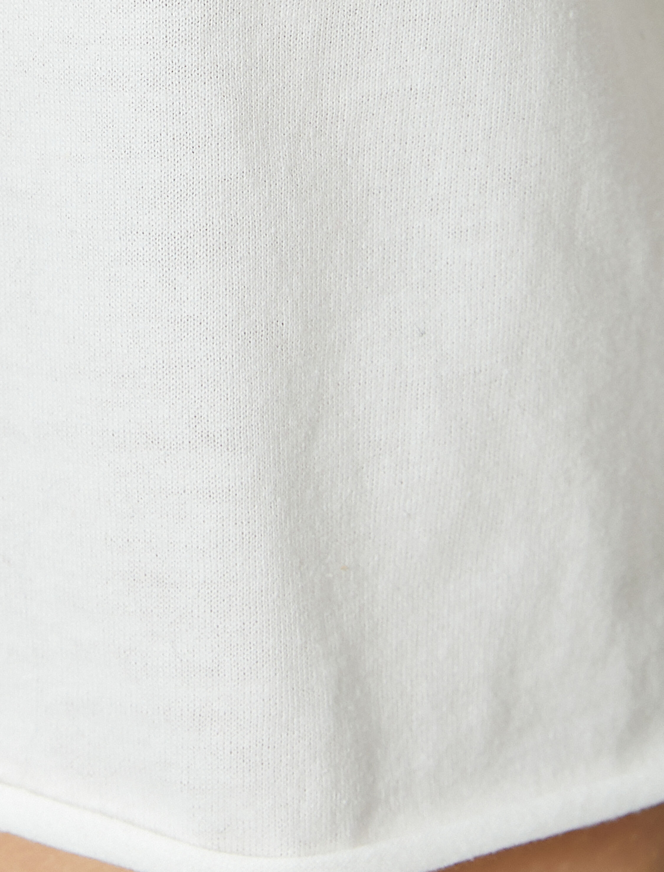   Kolej Crop Tişört Baskılı Rahat Kesim Kısa Kollu Bisiklet Yaka Pamuklu