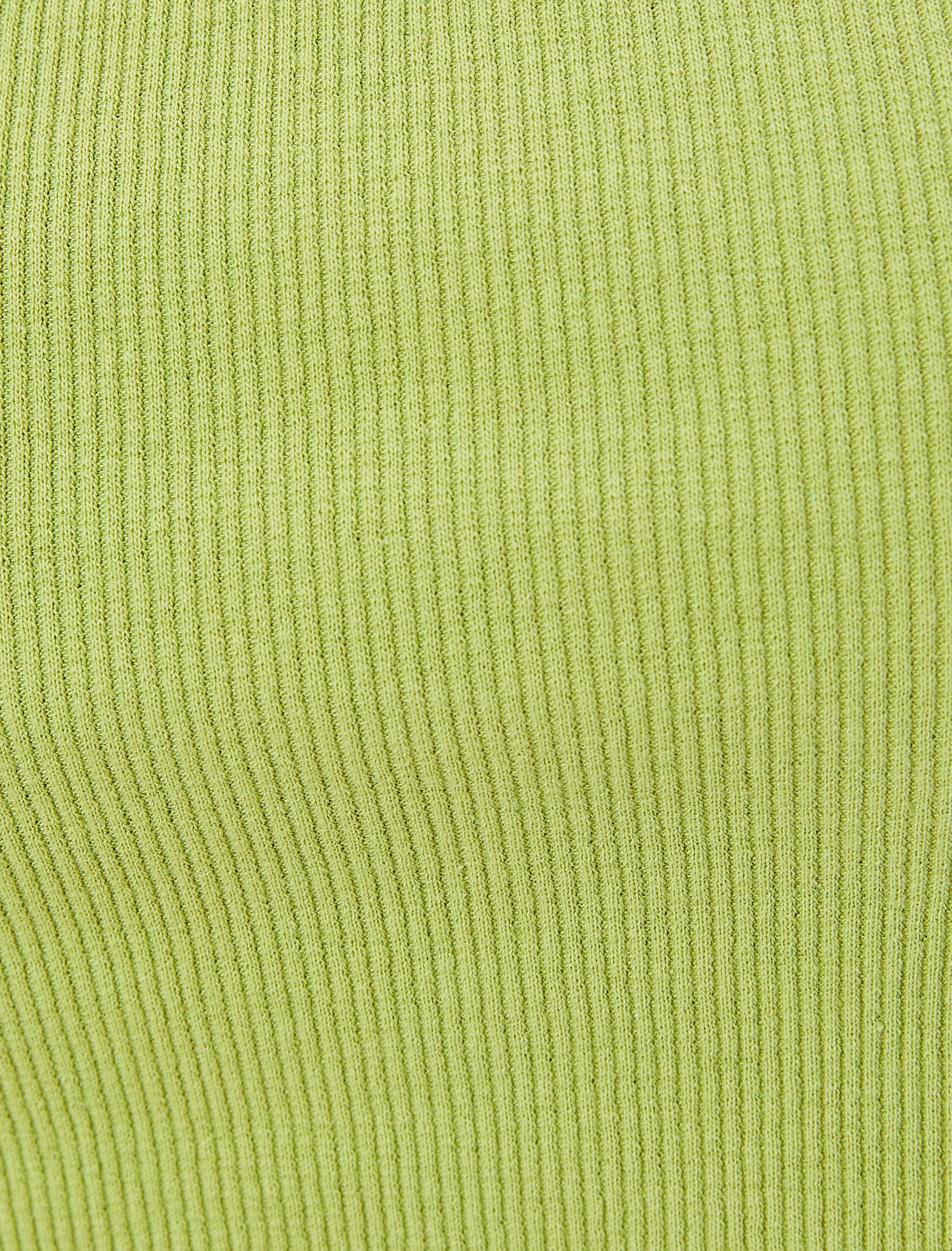   Fitilli Crop Tişört Kısa Kollu Bisiklet Yaka Pamuklu İşleme Detaylı