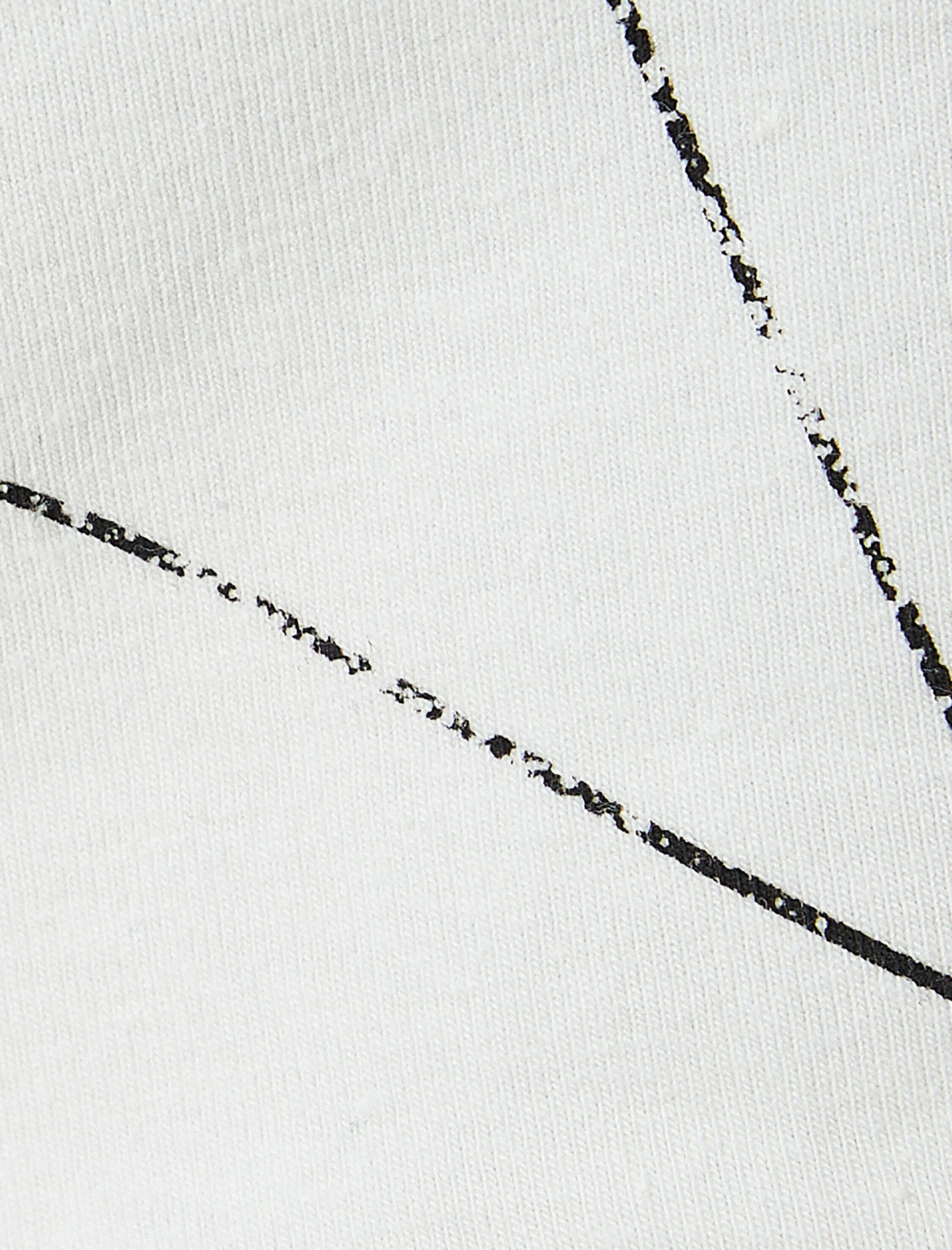   Kolsuz Crop Tişört Kartal Baskılı Önden Asimetrik Kesim Slim Fit Pamuklu