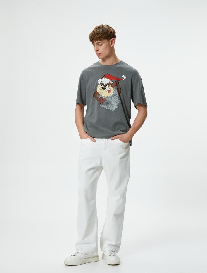  Tazmanya Canavarı Tişört Lisanslı Baskılı