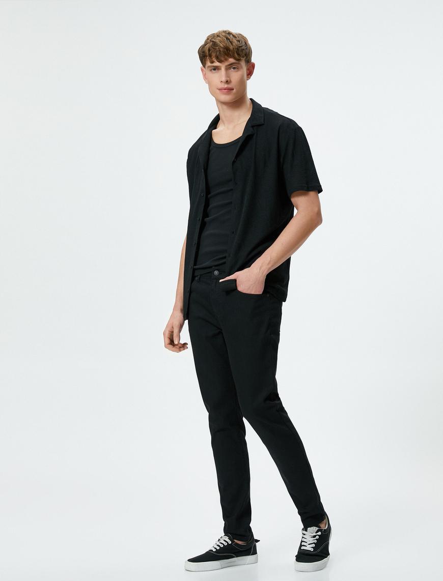   Skinny Fit Kot Pantolon - Michael Jean