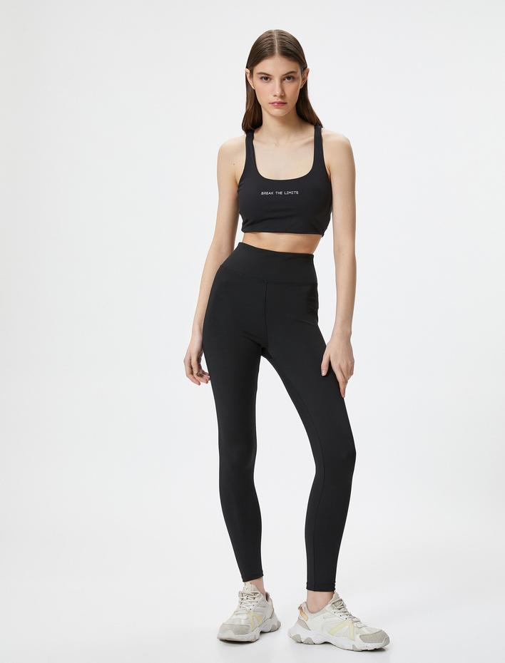  Spor Tayt Yüksek Bel Skinny