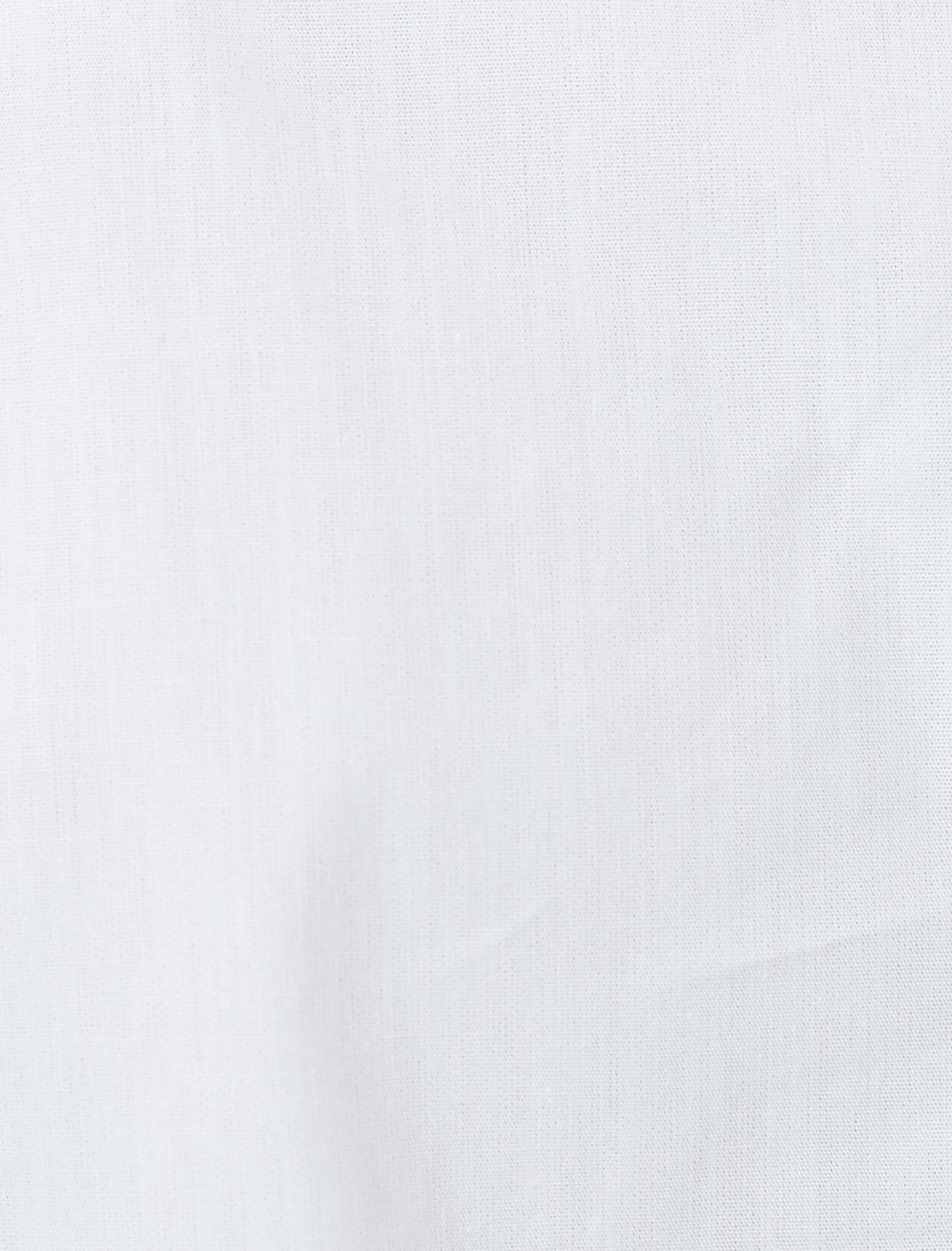   Kısa Balon Kol Bluz Fırfırlı Gömlek Yaka Düğme Kapamalı Pamuklu